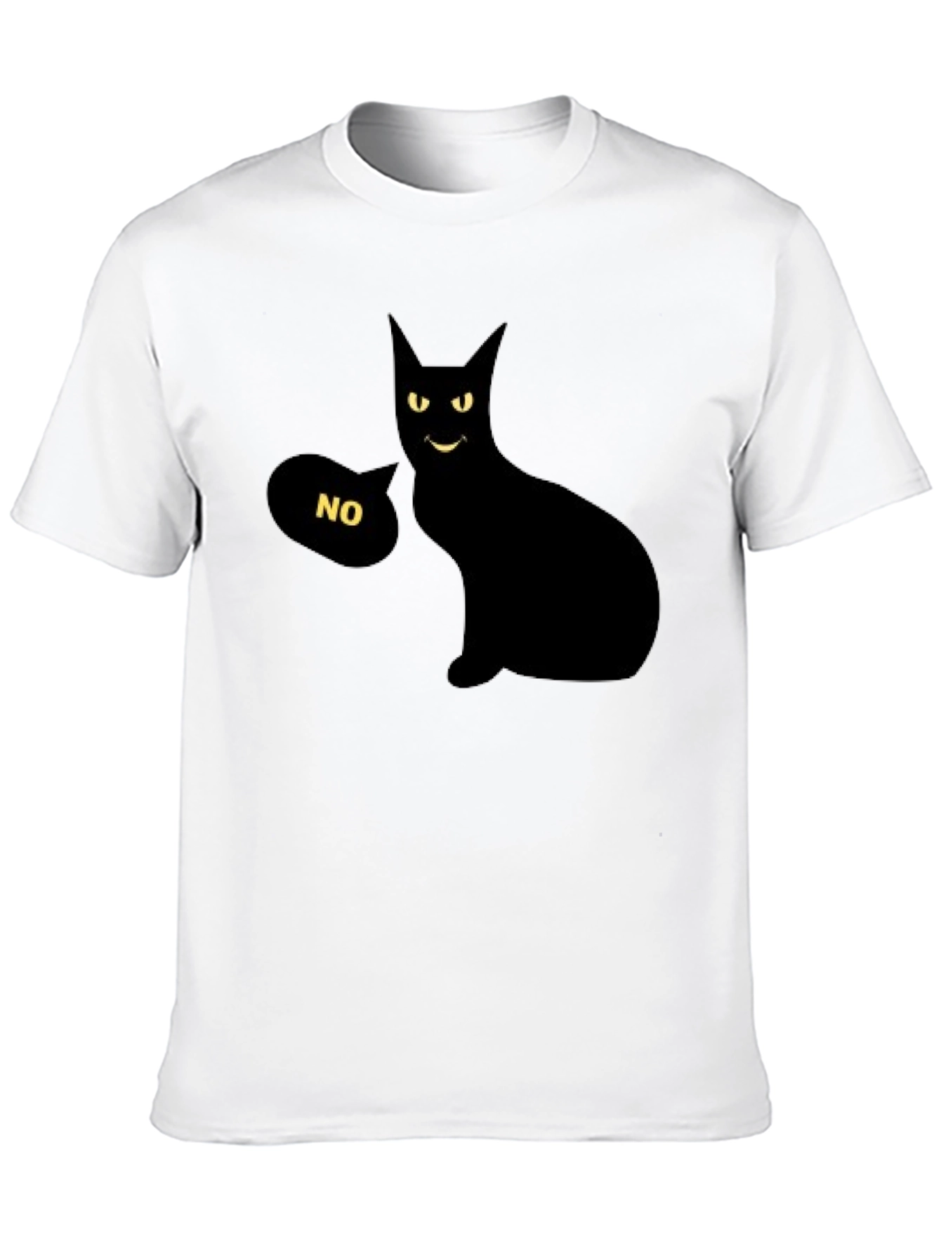 Funny Cat Graphic Tee - No Attitude