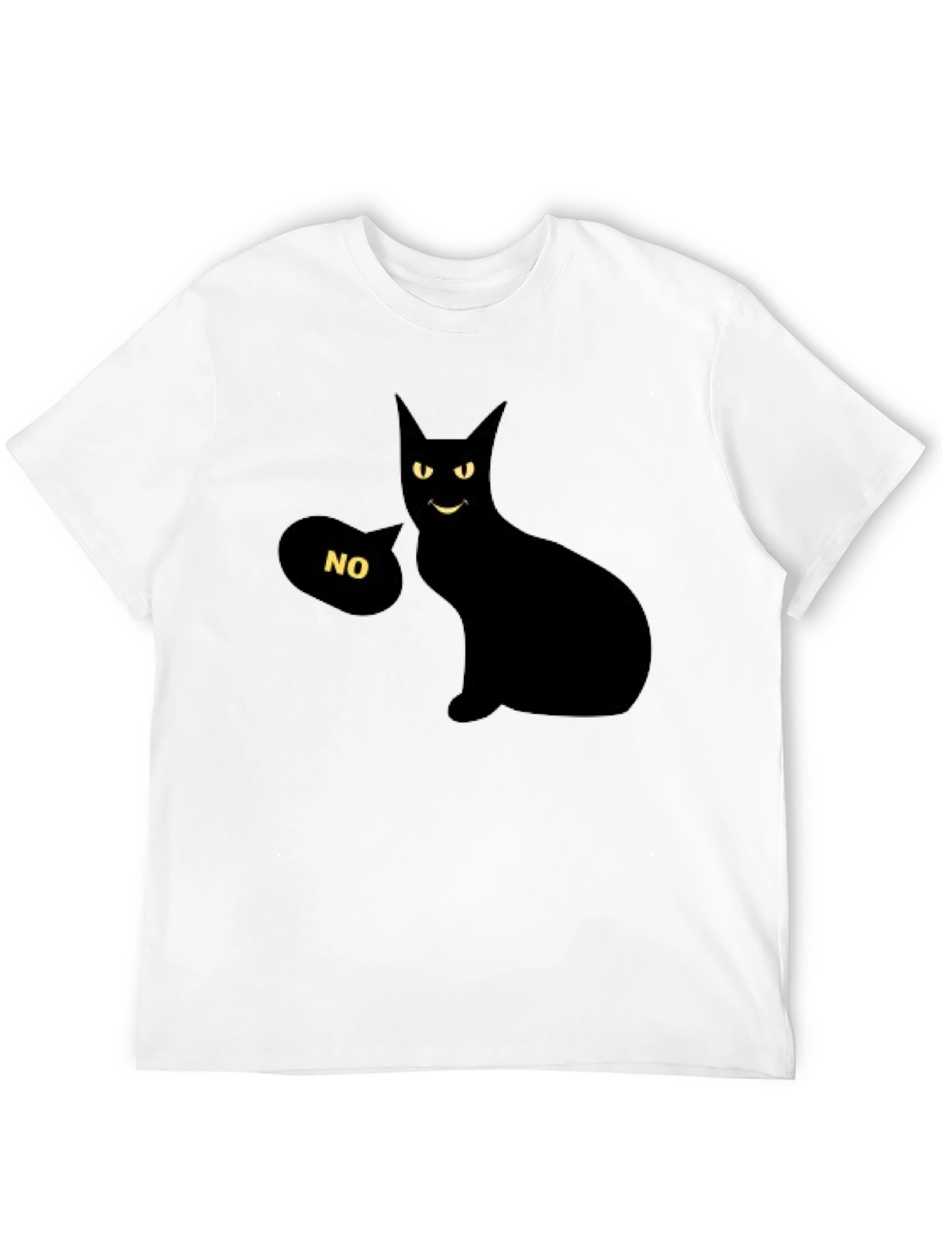 Funny Cat Graphic Tee - No Attitude