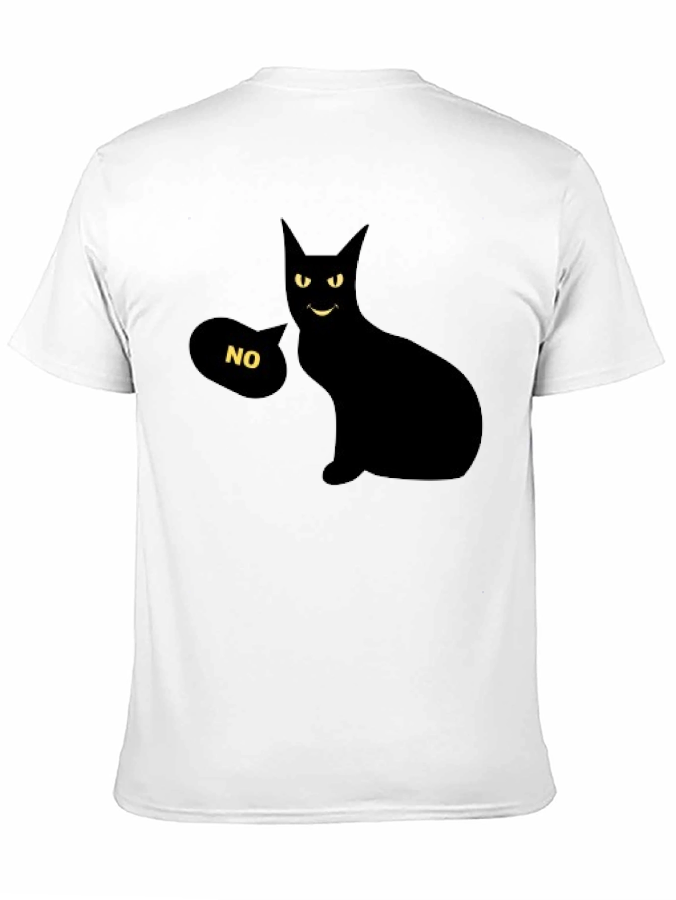 Funny Cat Graphic Tee - No Attitude