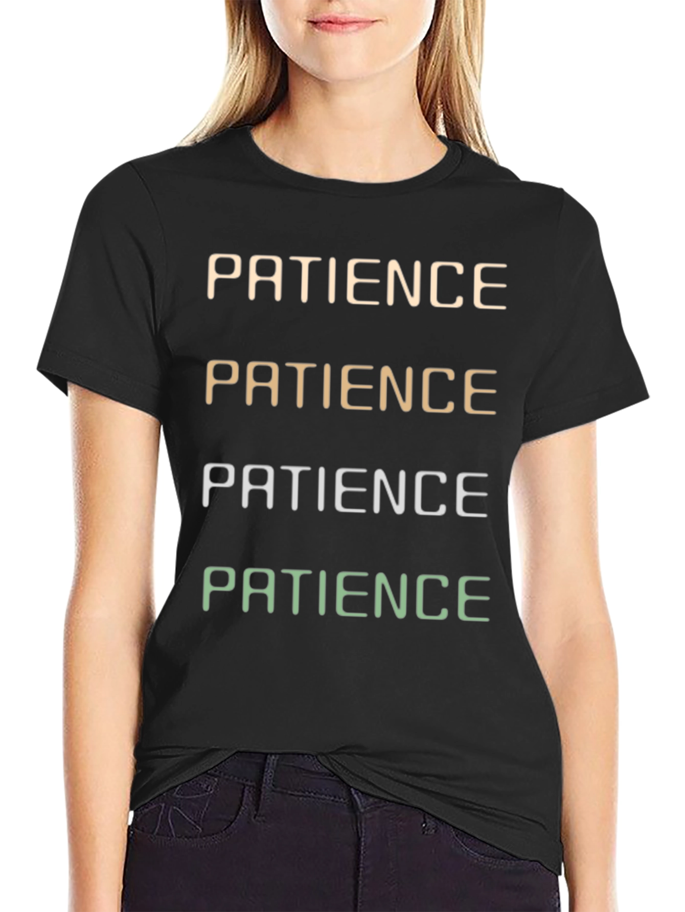 Patience Graphic Tee - Stylish Comfort