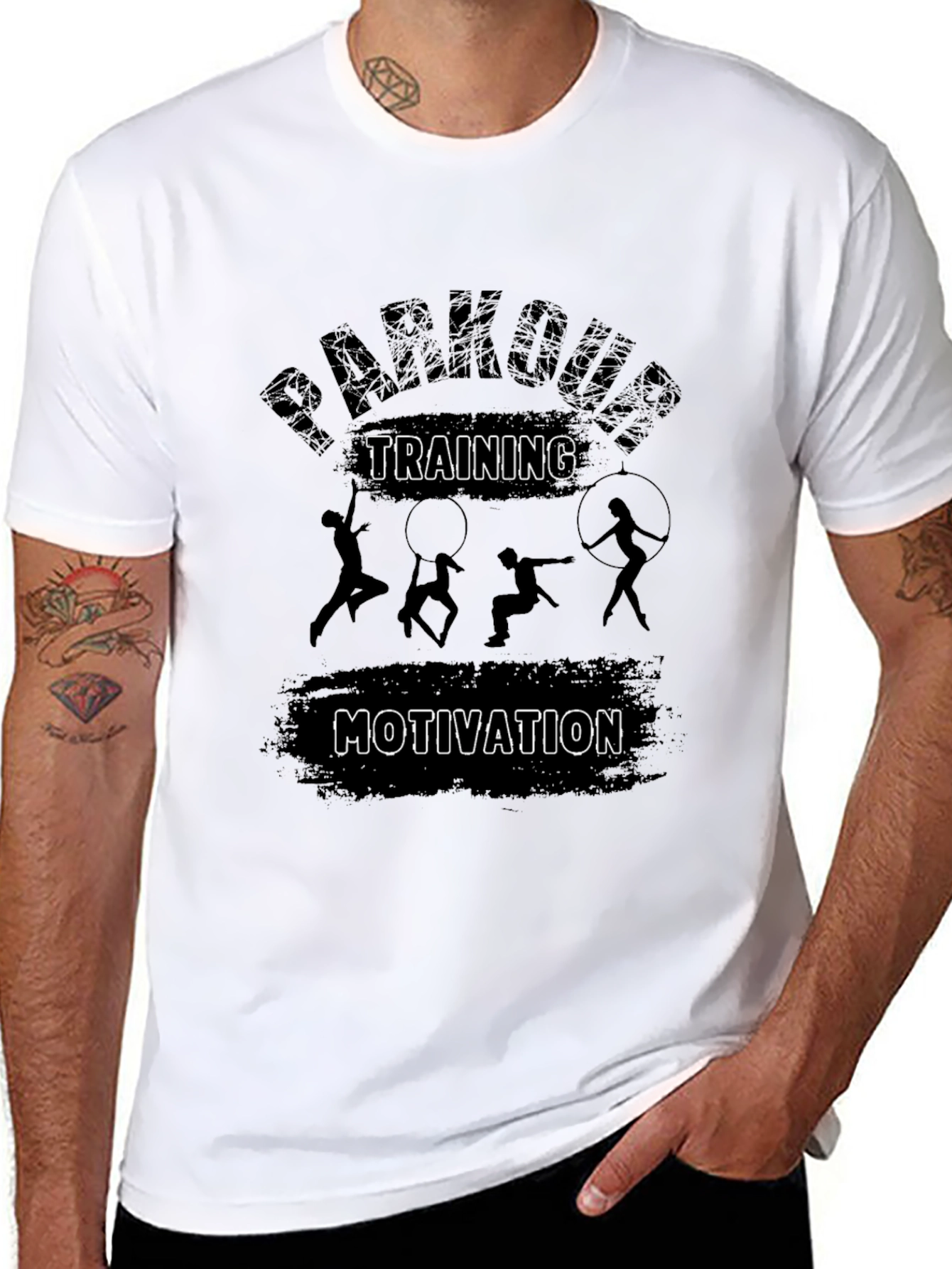 Parkour Training Motivation Graphic Tee