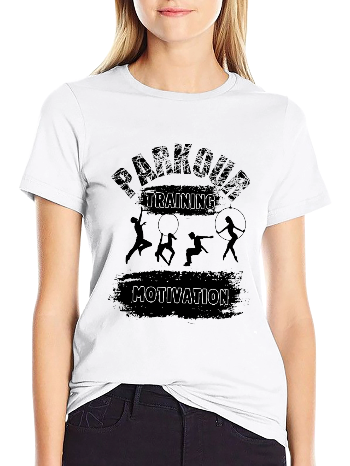 Parkour Training Motivation Graphic Tee