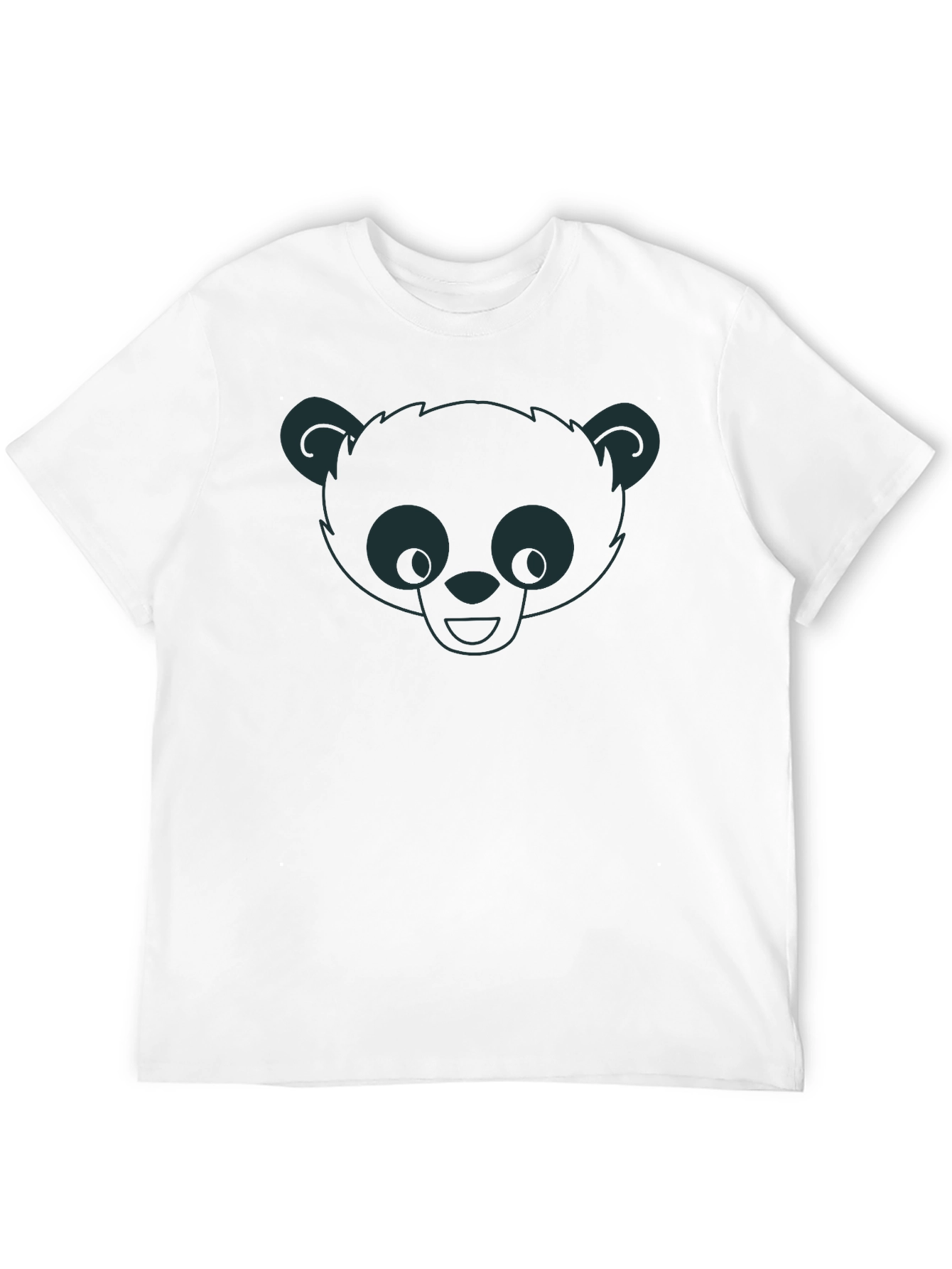 Bear Graphic Mens Black T-Shirt