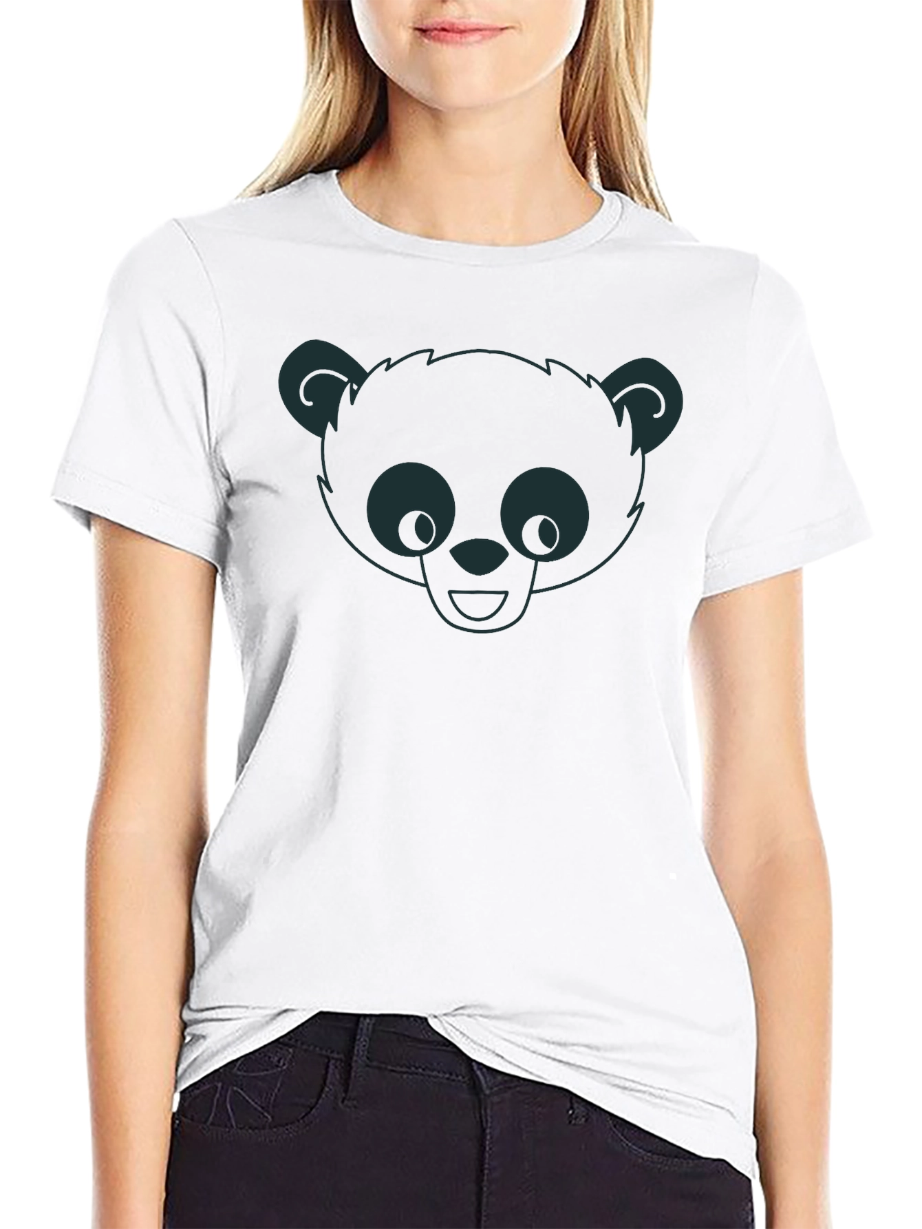 Bear Graphic Mens Black T-Shirt