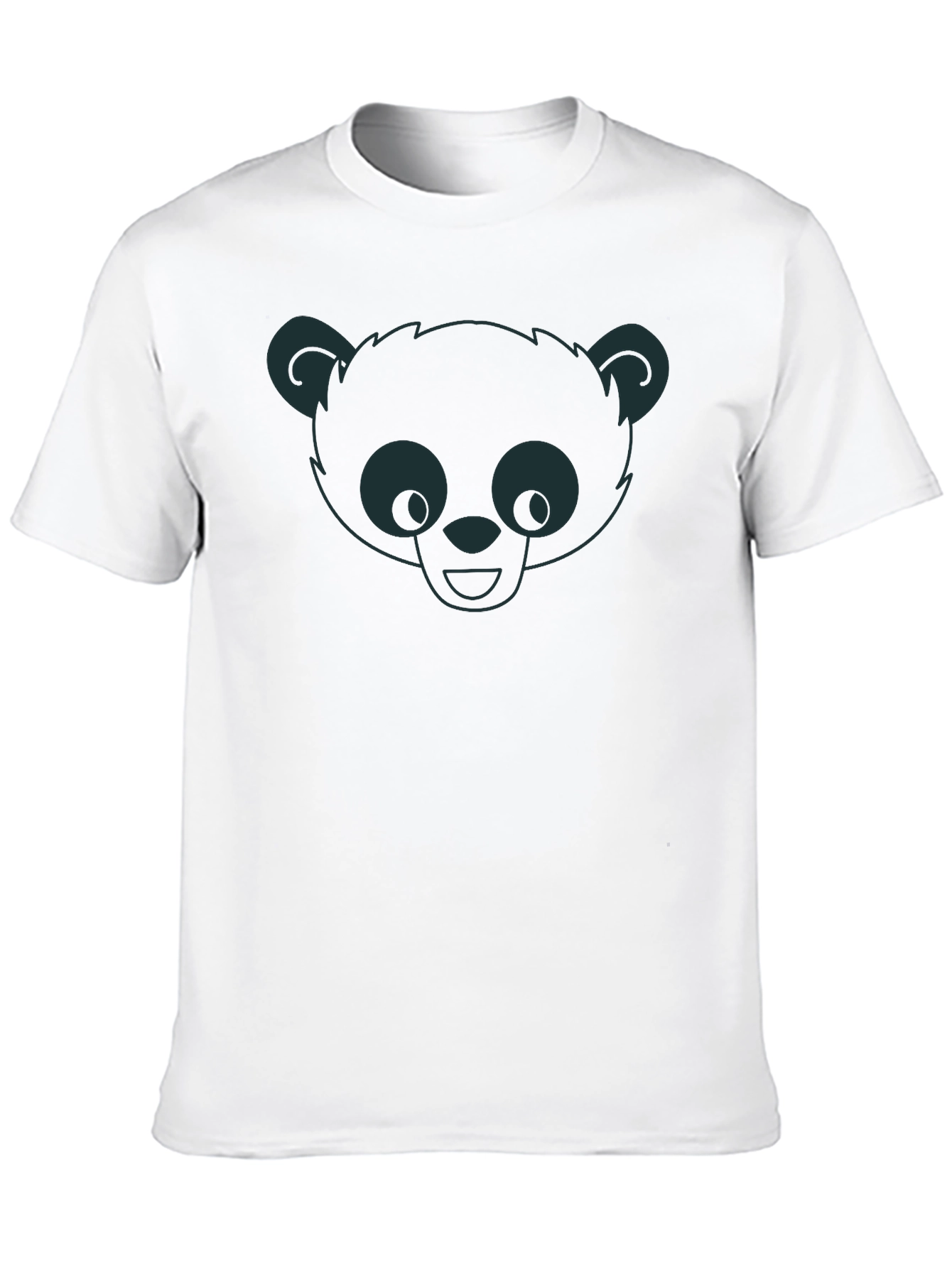 Bear Graphic Mens Black T-Shirt