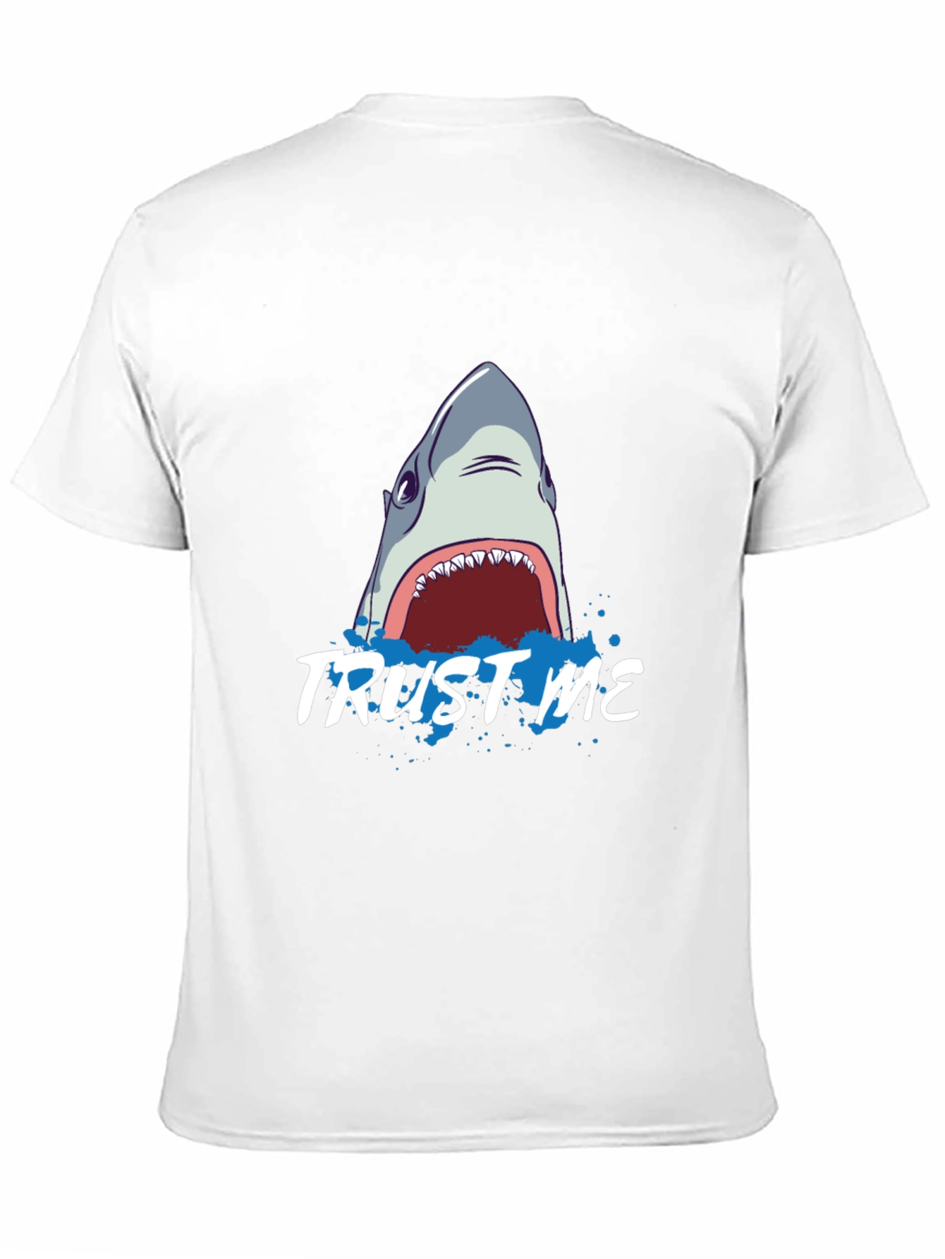 Trust Me Shark Graphic Black T-Shirt