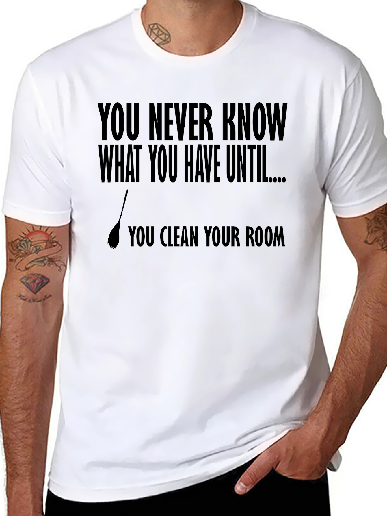 Clean Your Room Crew Neck Tee