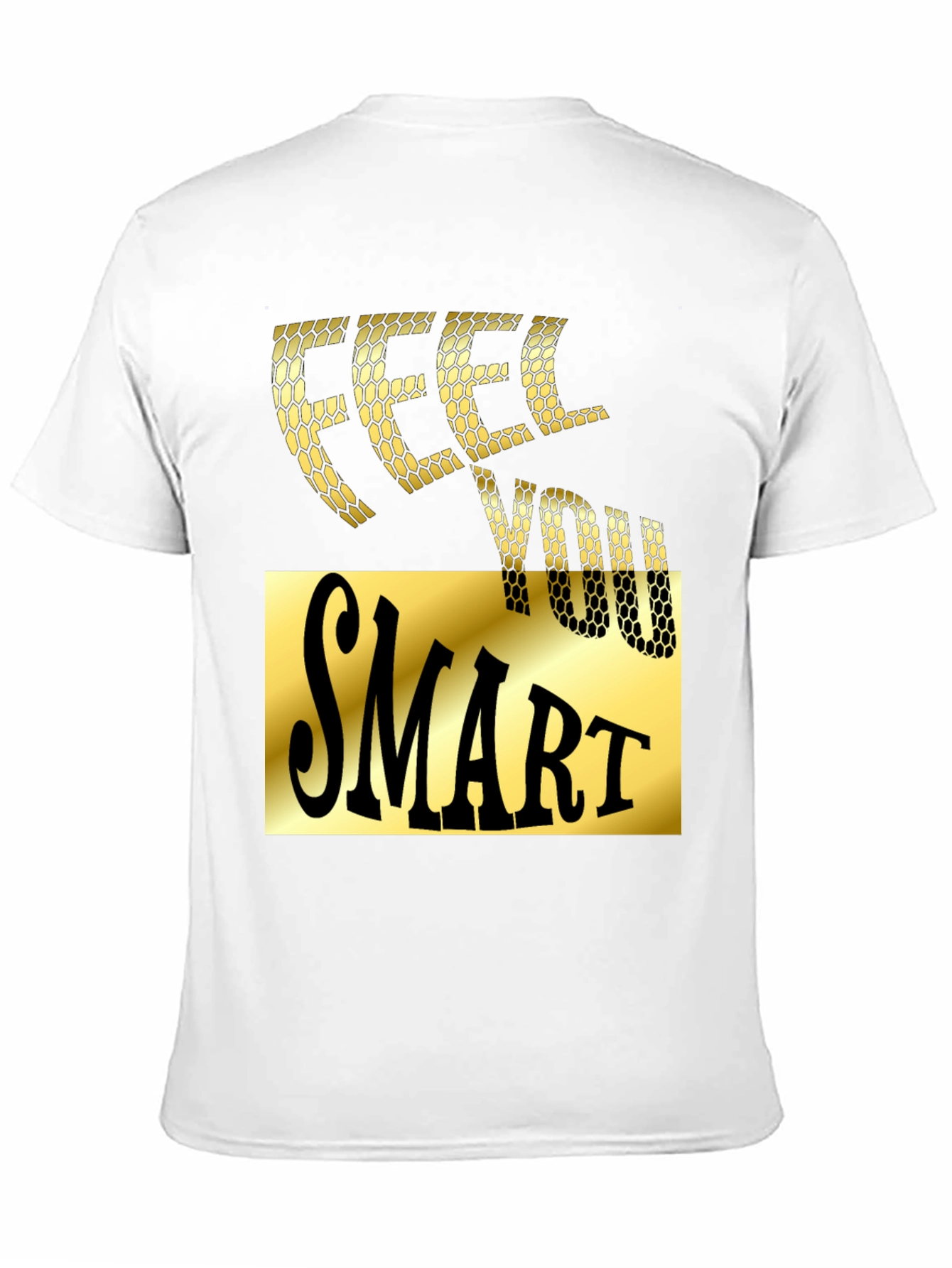 Feel You Smart Black Graphic Tee