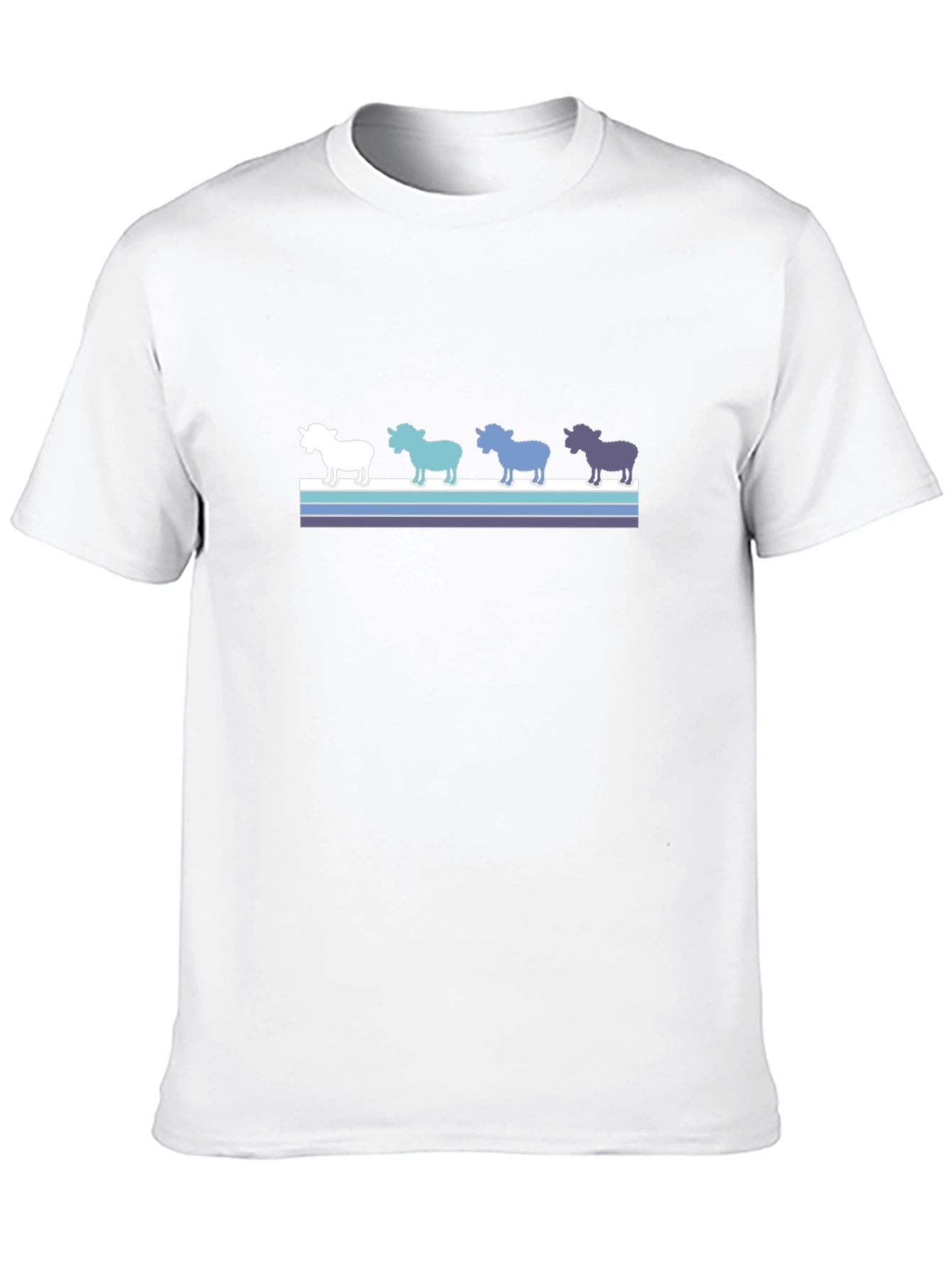 Retro Rhinos Black T-Shirt