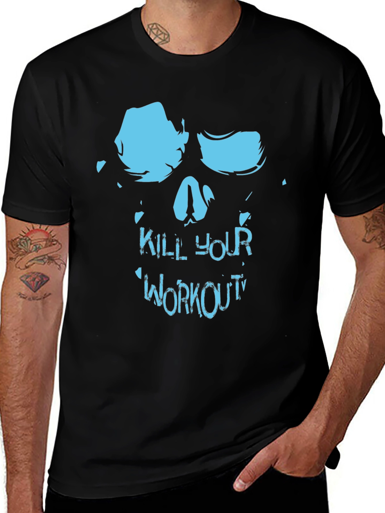 Kill Your Workout Skull T-Shirt