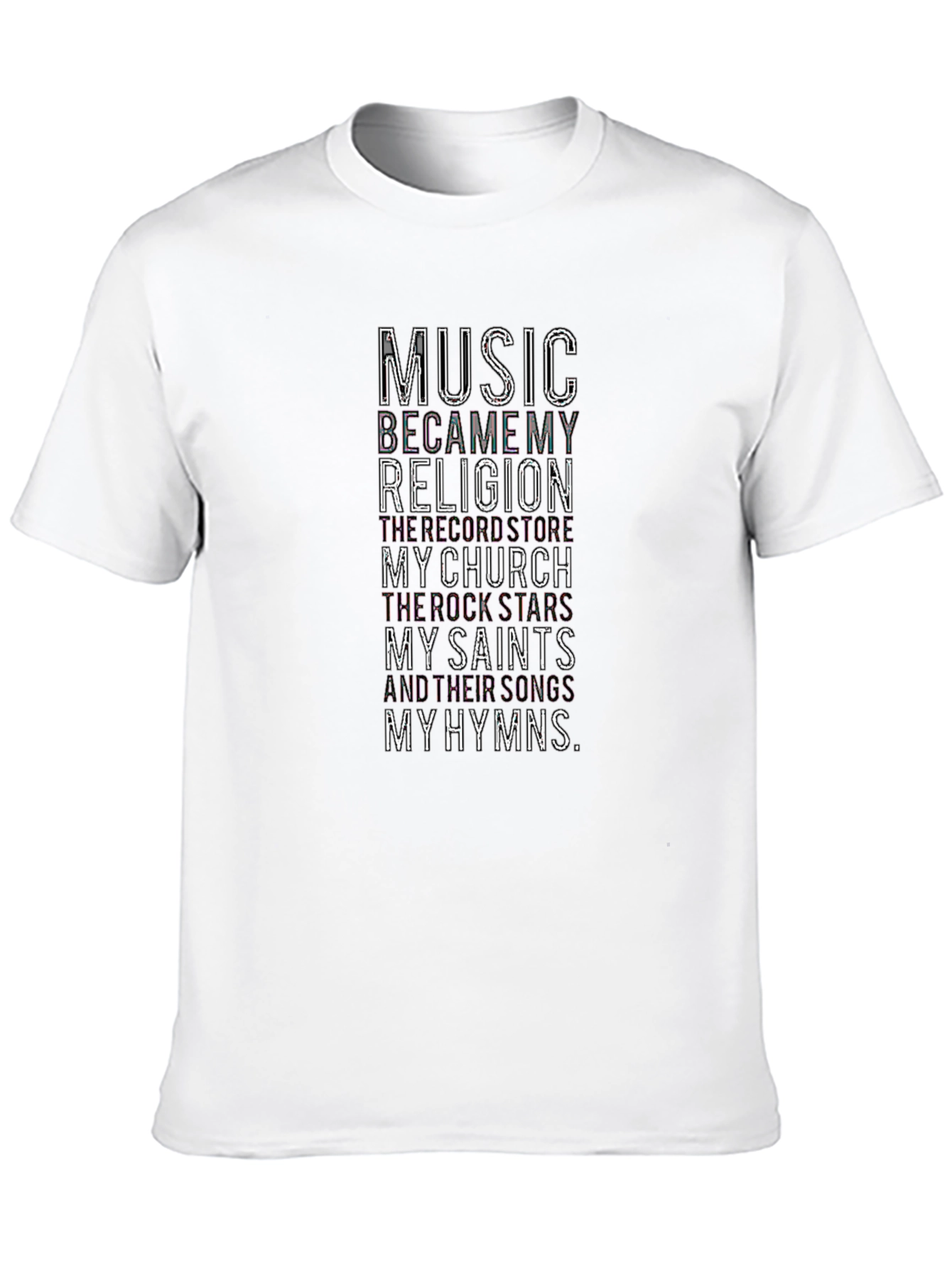Music is My Religion T-Shirt - Stylish Graphic Tee