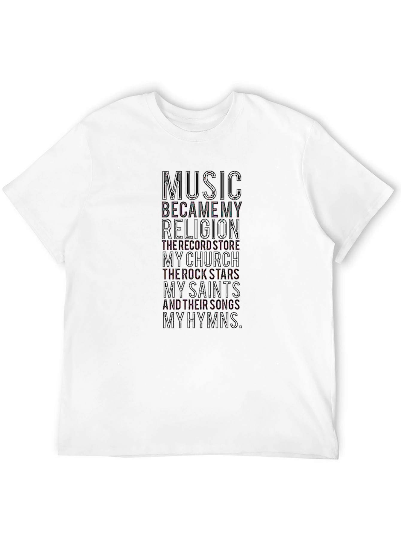 Music is My Religion T-Shirt - Stylish Graphic Tee