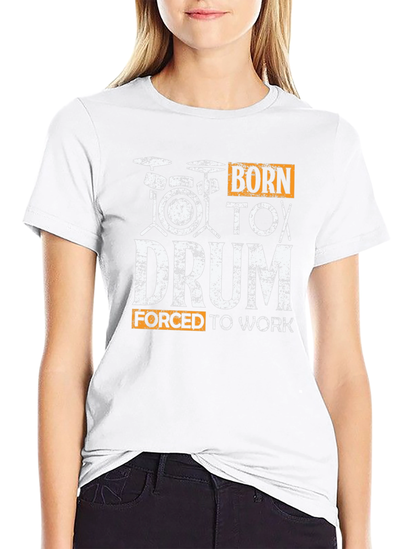 Born to Drum T-Shirt - Funny Musician Tee