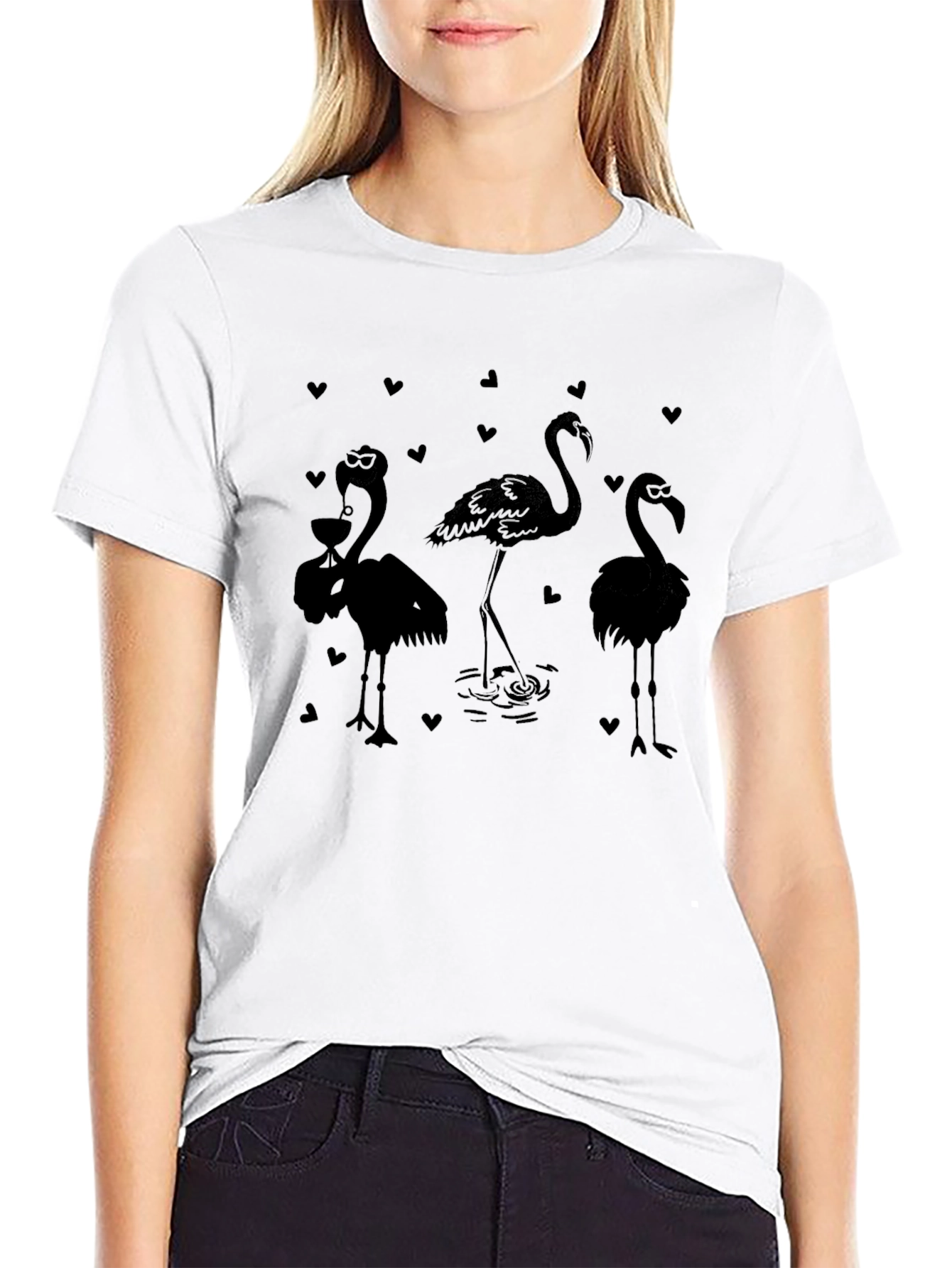 Flamingo Silhouettes T-Shirt