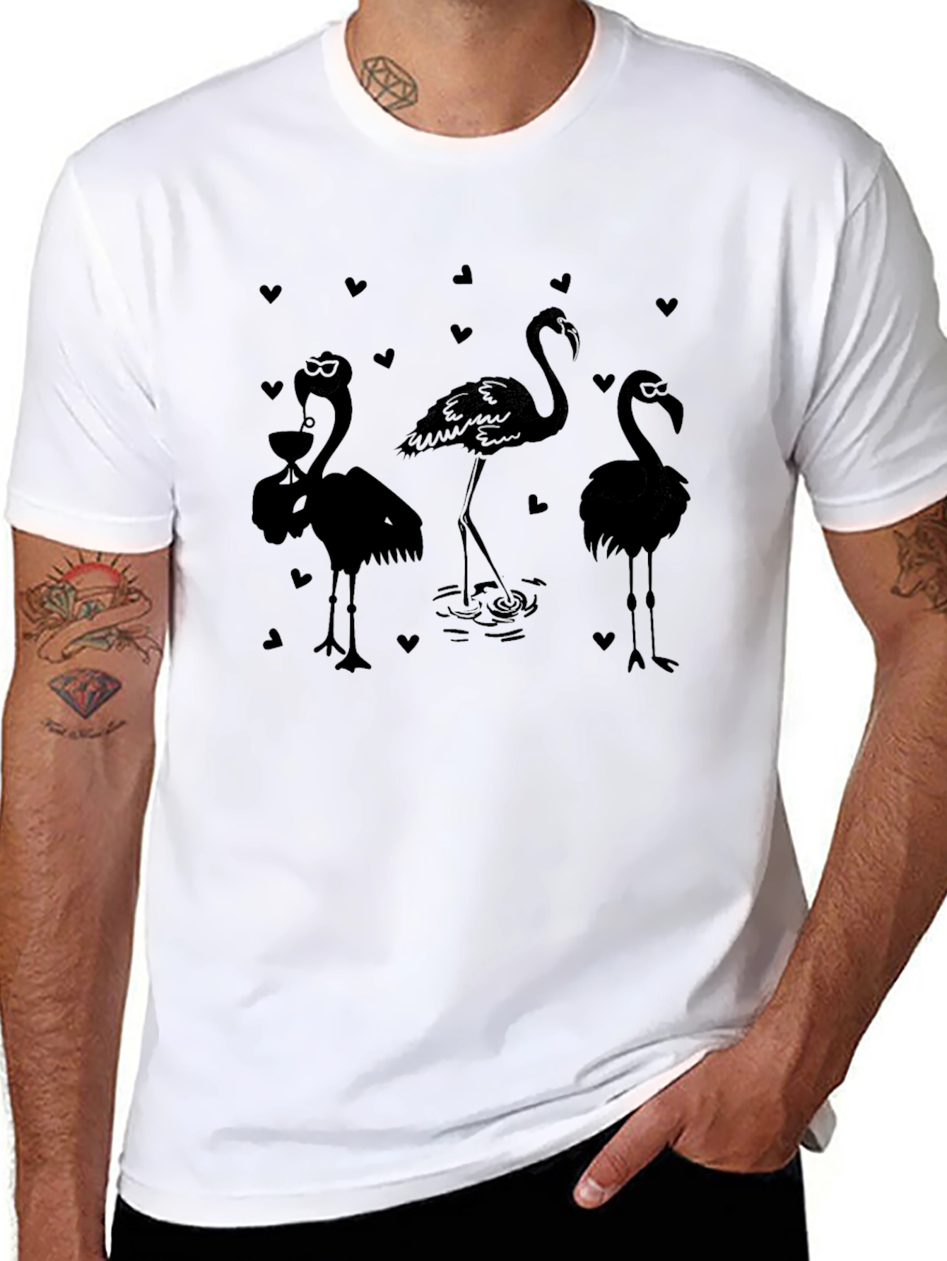 Flamingo Silhouettes T-Shirt