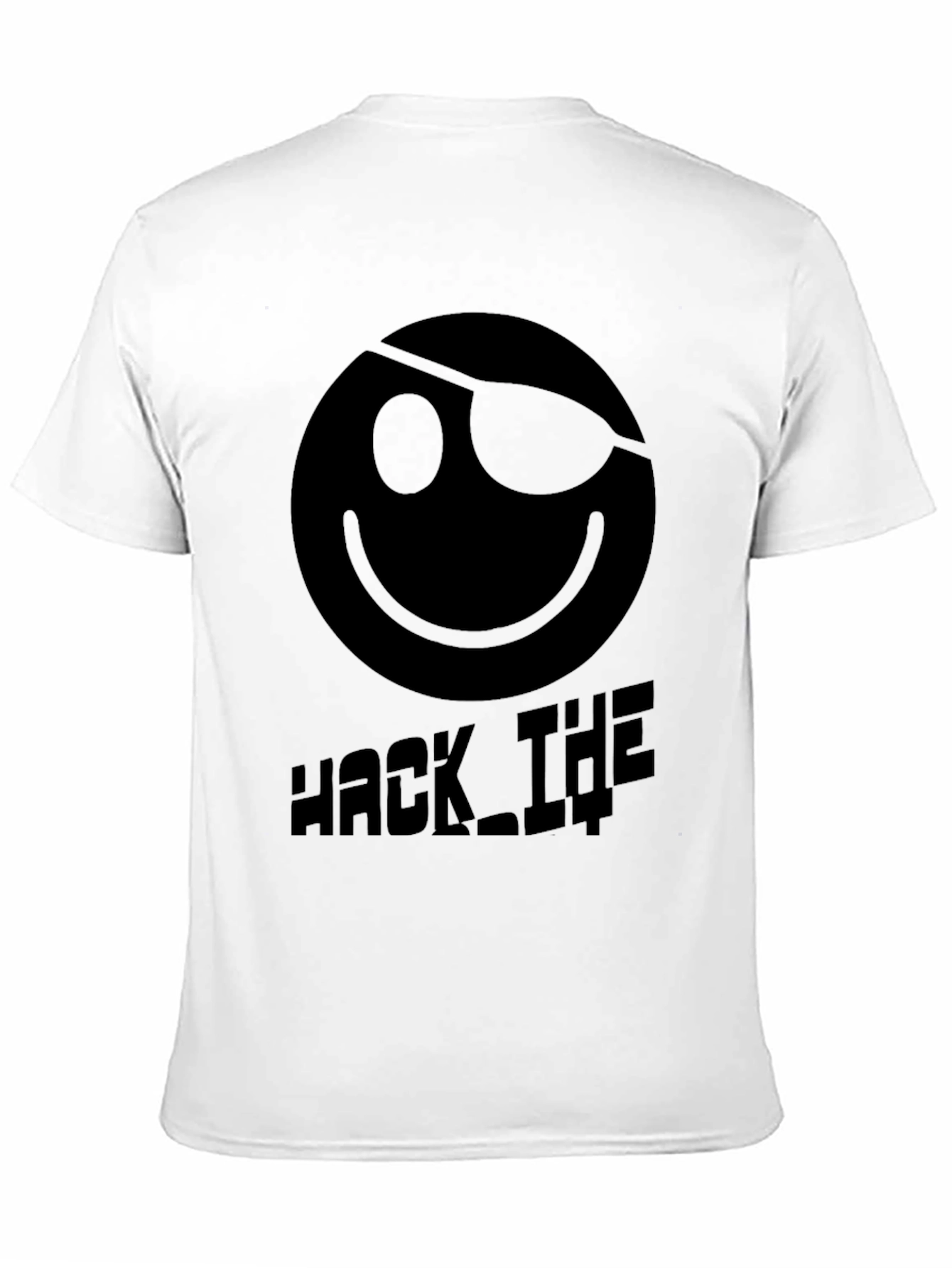 Hack The World T-Shirt: Pirate Emoji