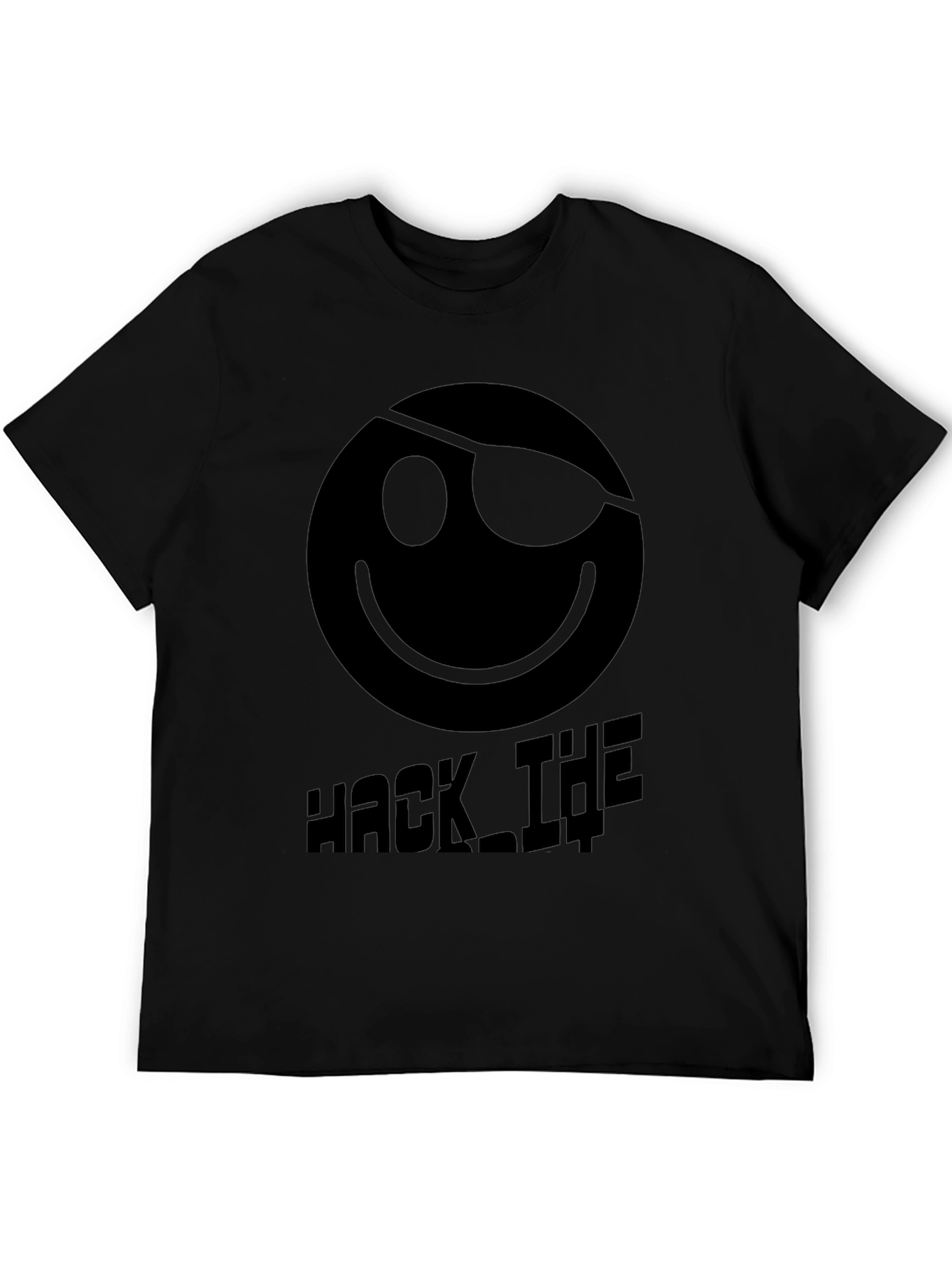Hack The World T-Shirt: Pirate Emoji