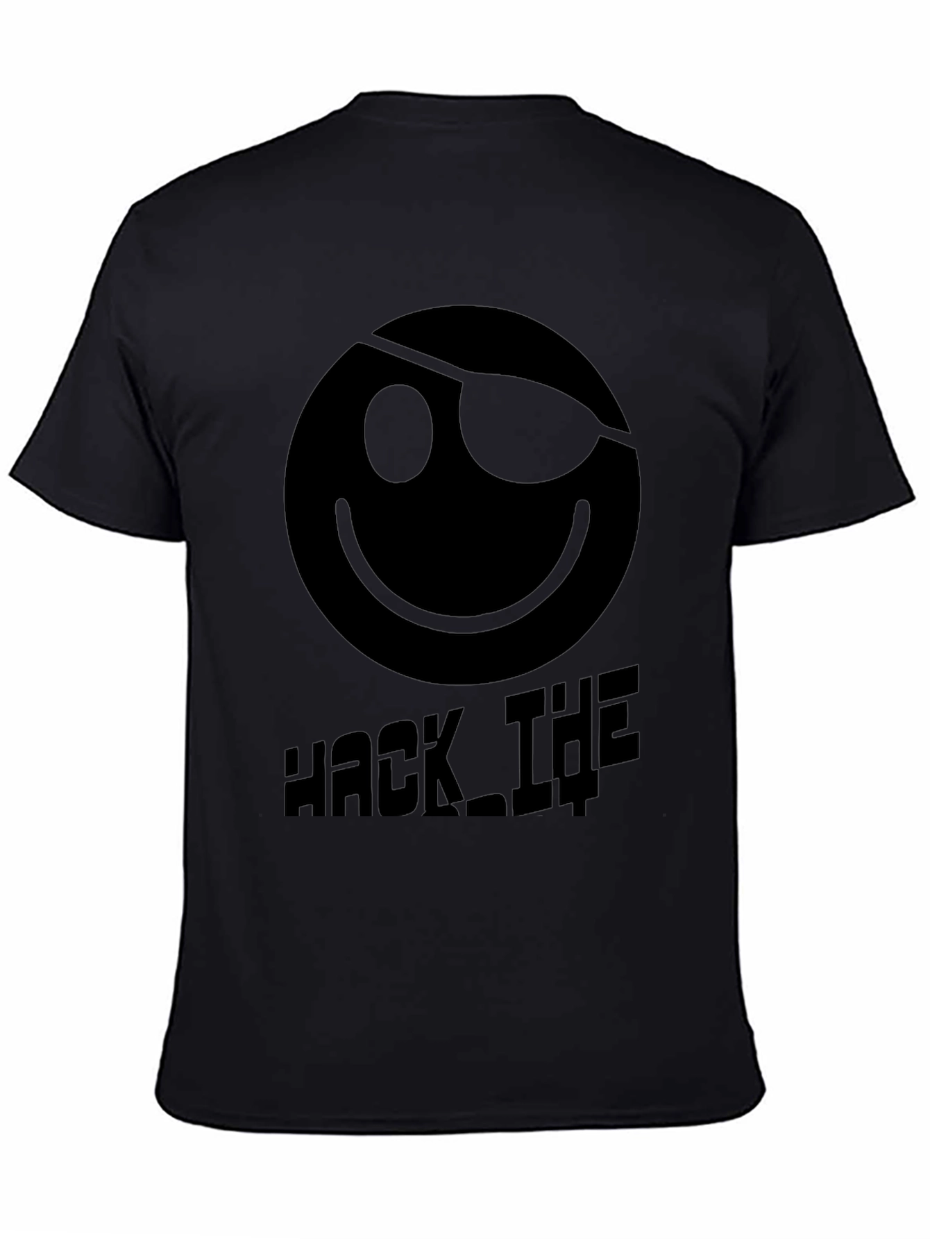 Hack The World T-Shirt: Pirate Emoji