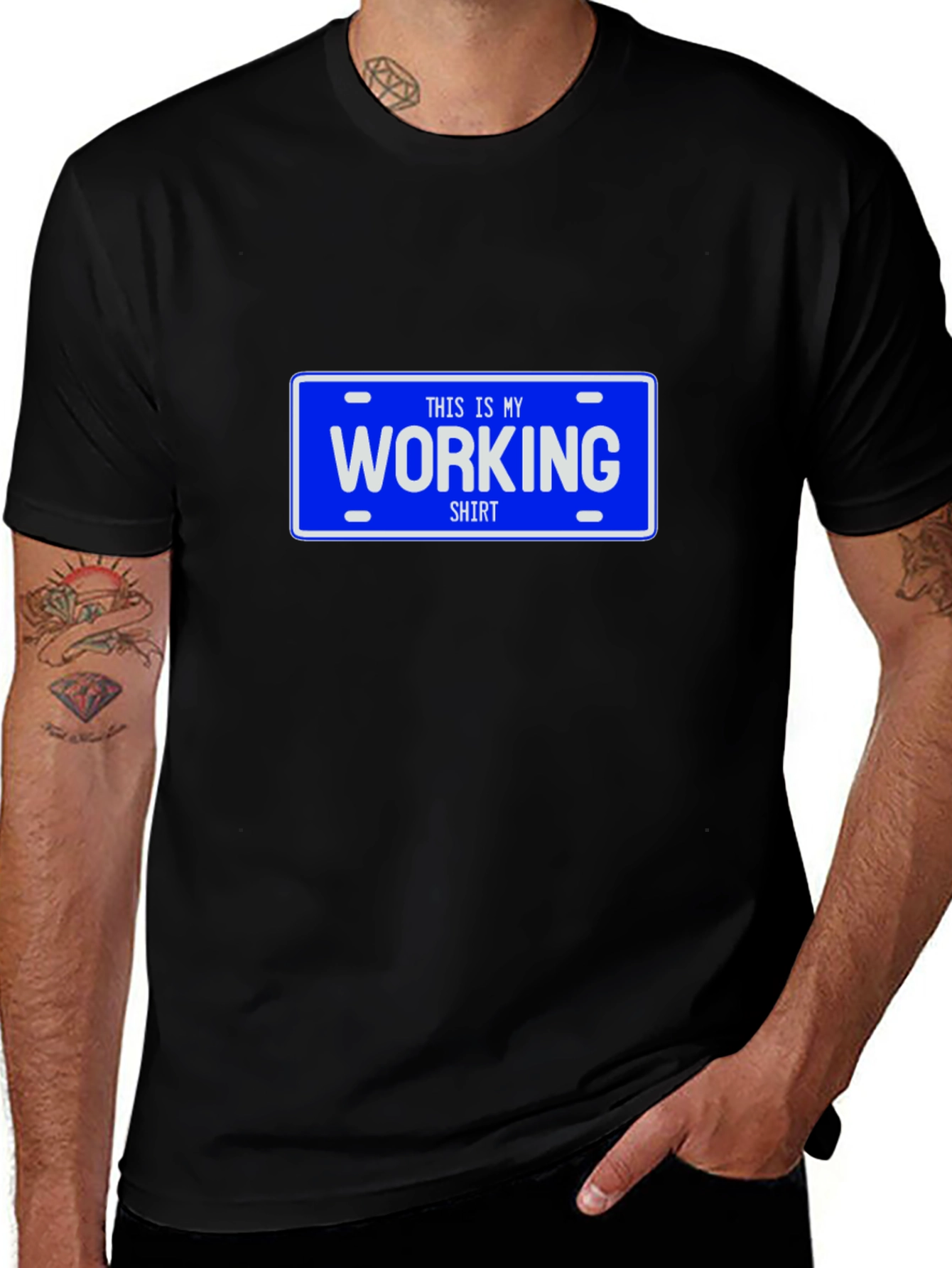 This Is My Working Shirt Novelty Tee