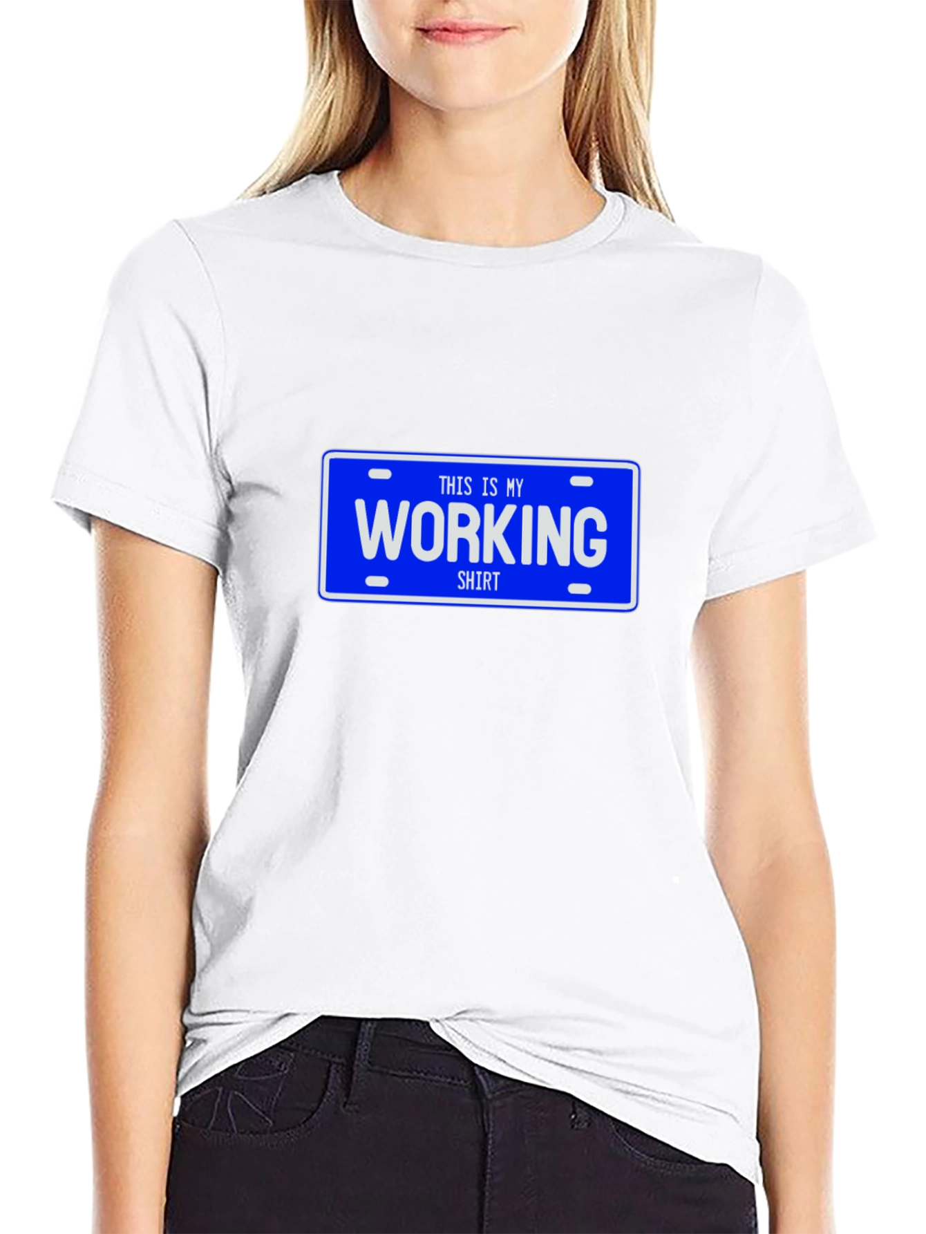 This Is My Working Shirt Novelty Tee