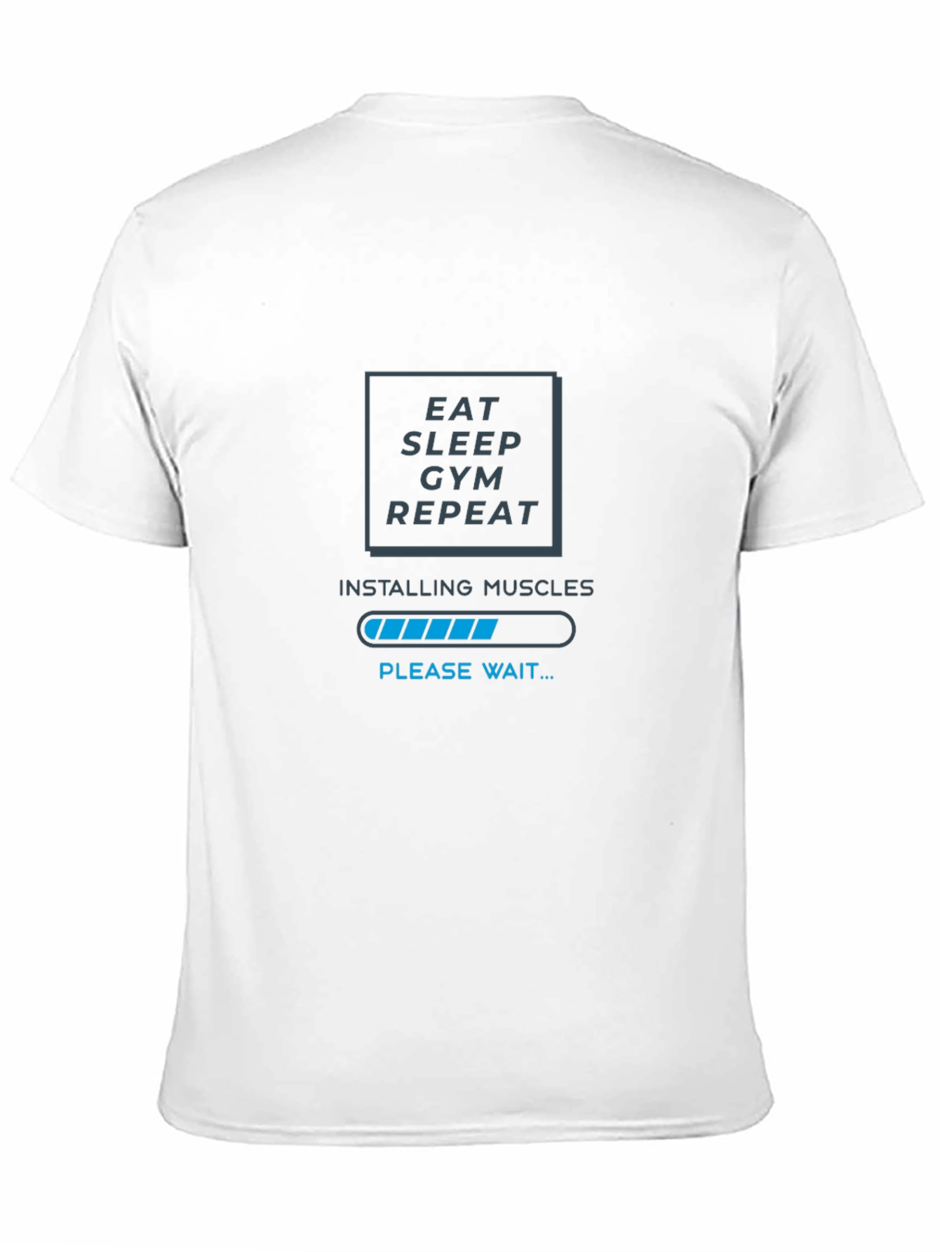 Eat Sleep Gym Repeat Muscle Loading T-Shirt