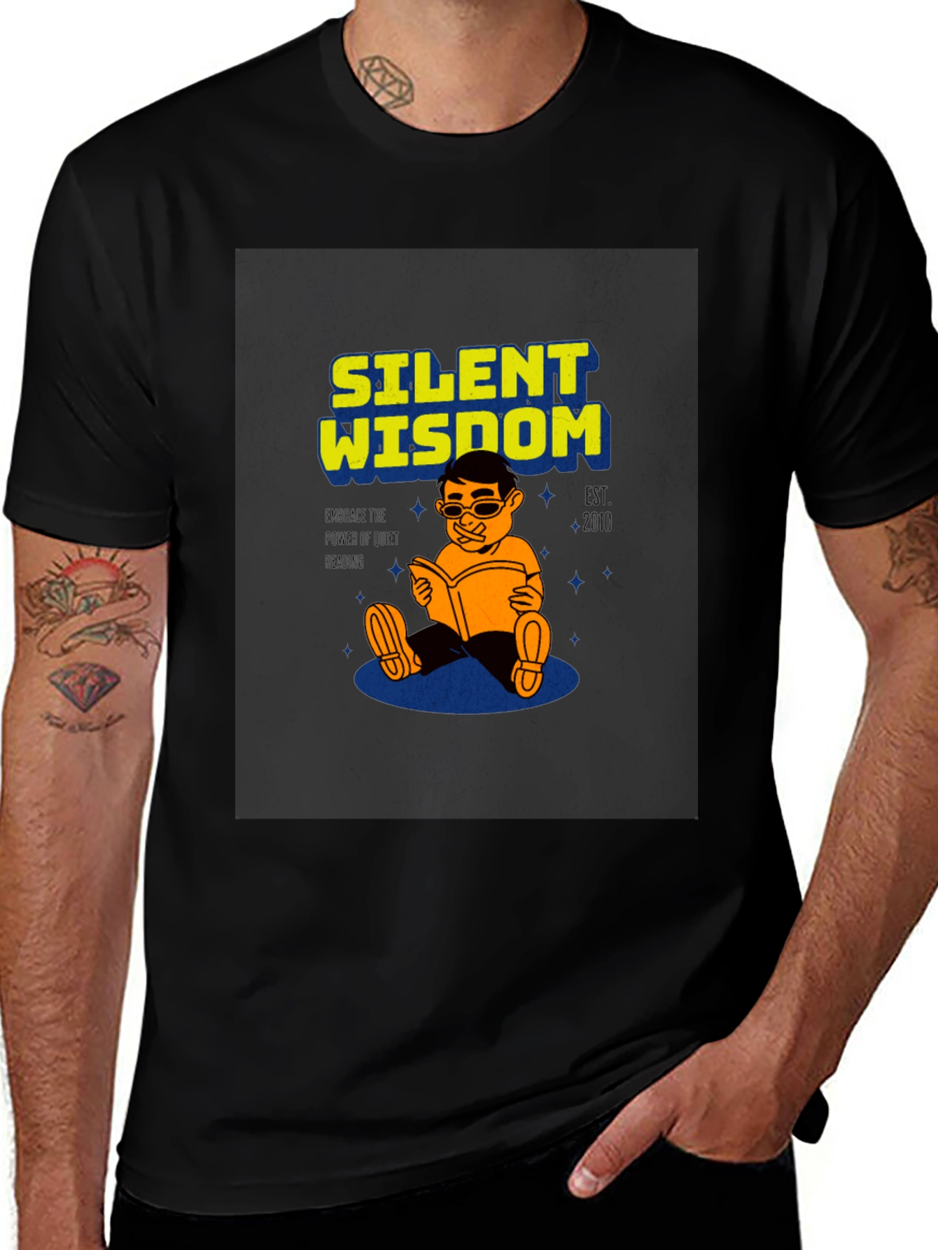 Silent Wisdom Graphic T-Shirt