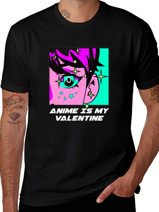 Anime Is My Valentine Graphic T-Shirt