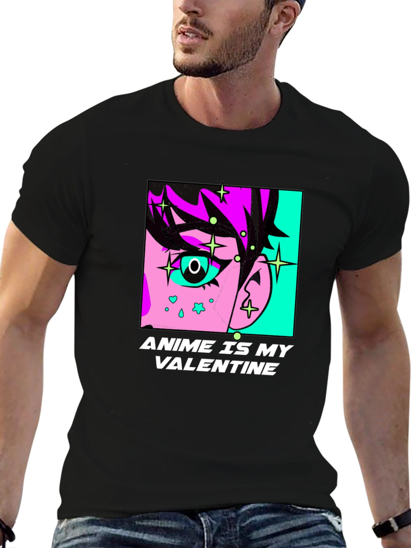 Anime Is My Valentine Graphic T-Shirt