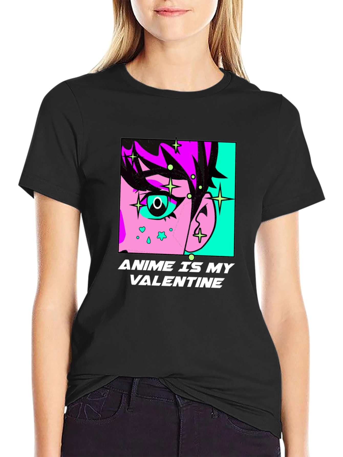 Anime Is My Valentine Graphic T-Shirt