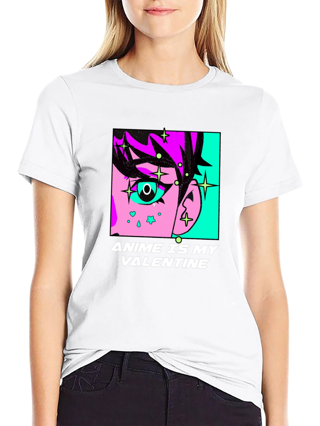 Anime Is My Valentine Graphic T-Shirt