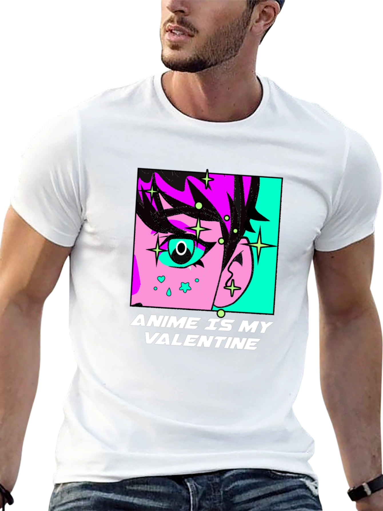 Anime Is My Valentine Graphic T-Shirt