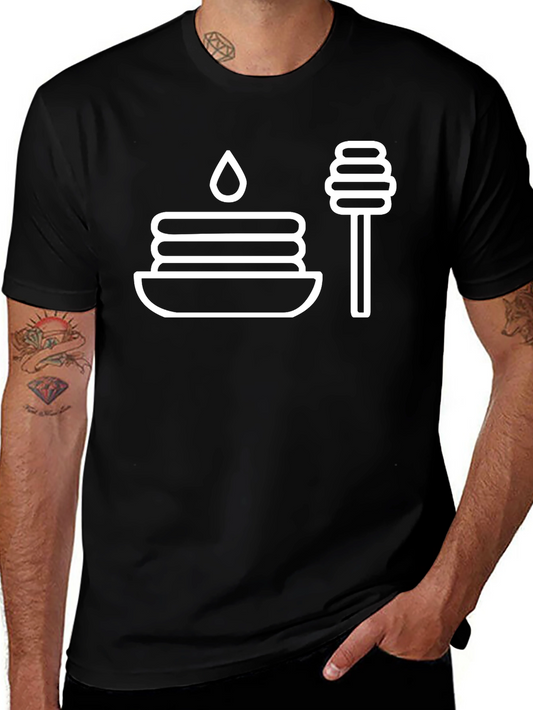 Pancake Graphic Tee - Breakfast Lovers T-Shirt