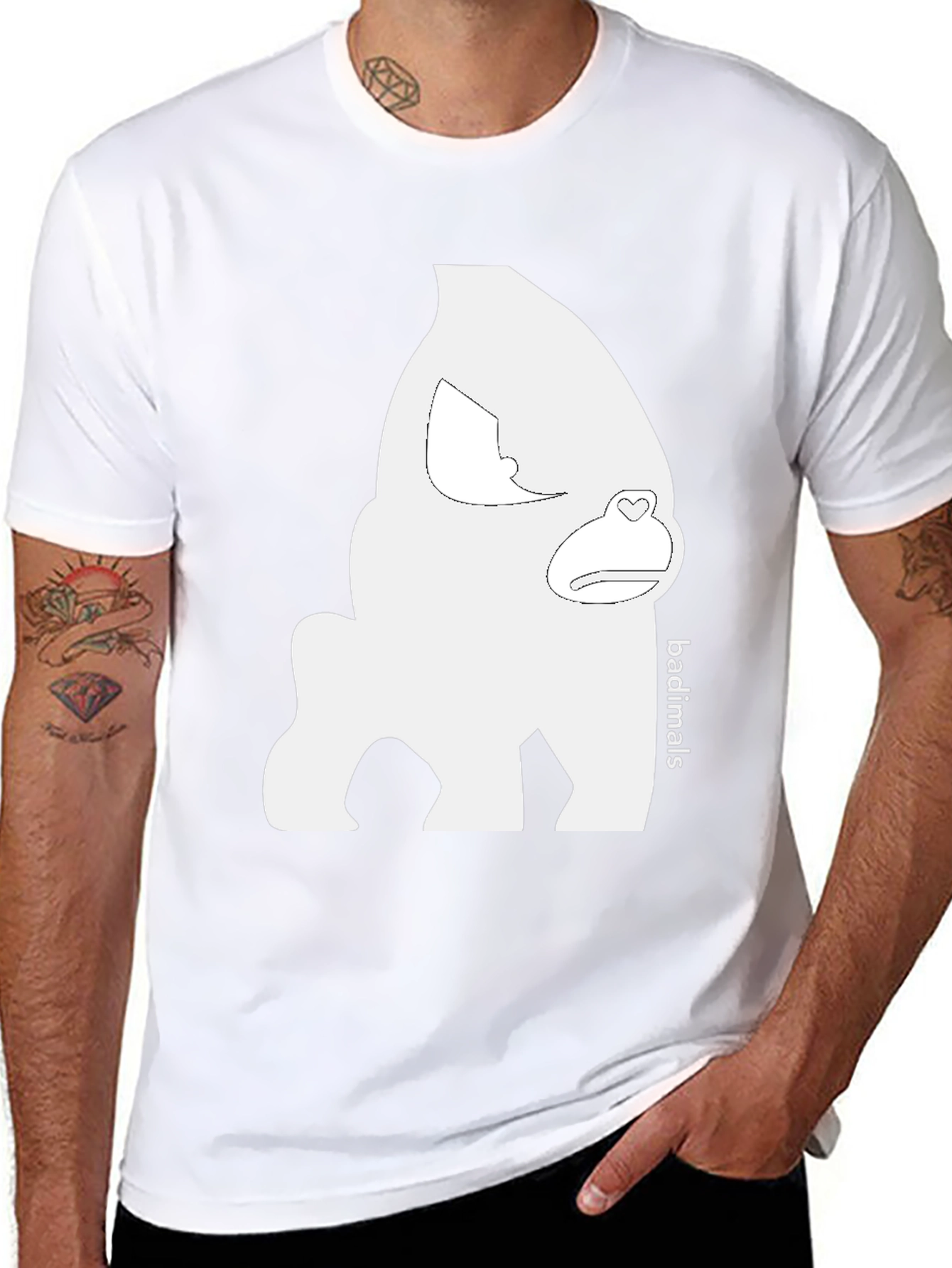 Badimals Gorilla Graphic Tee - Black
