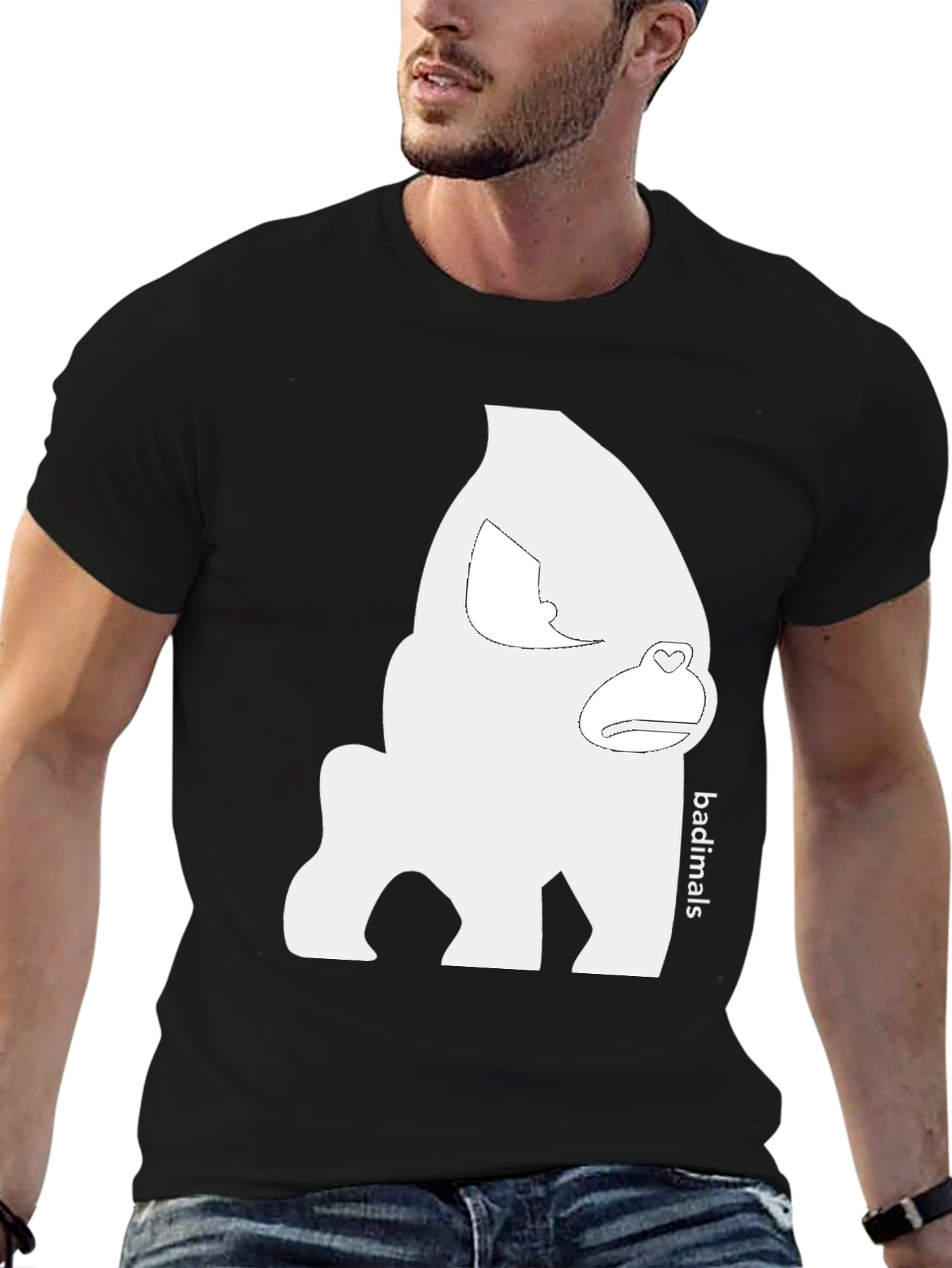 Badimals Gorilla Graphic Tee - Black