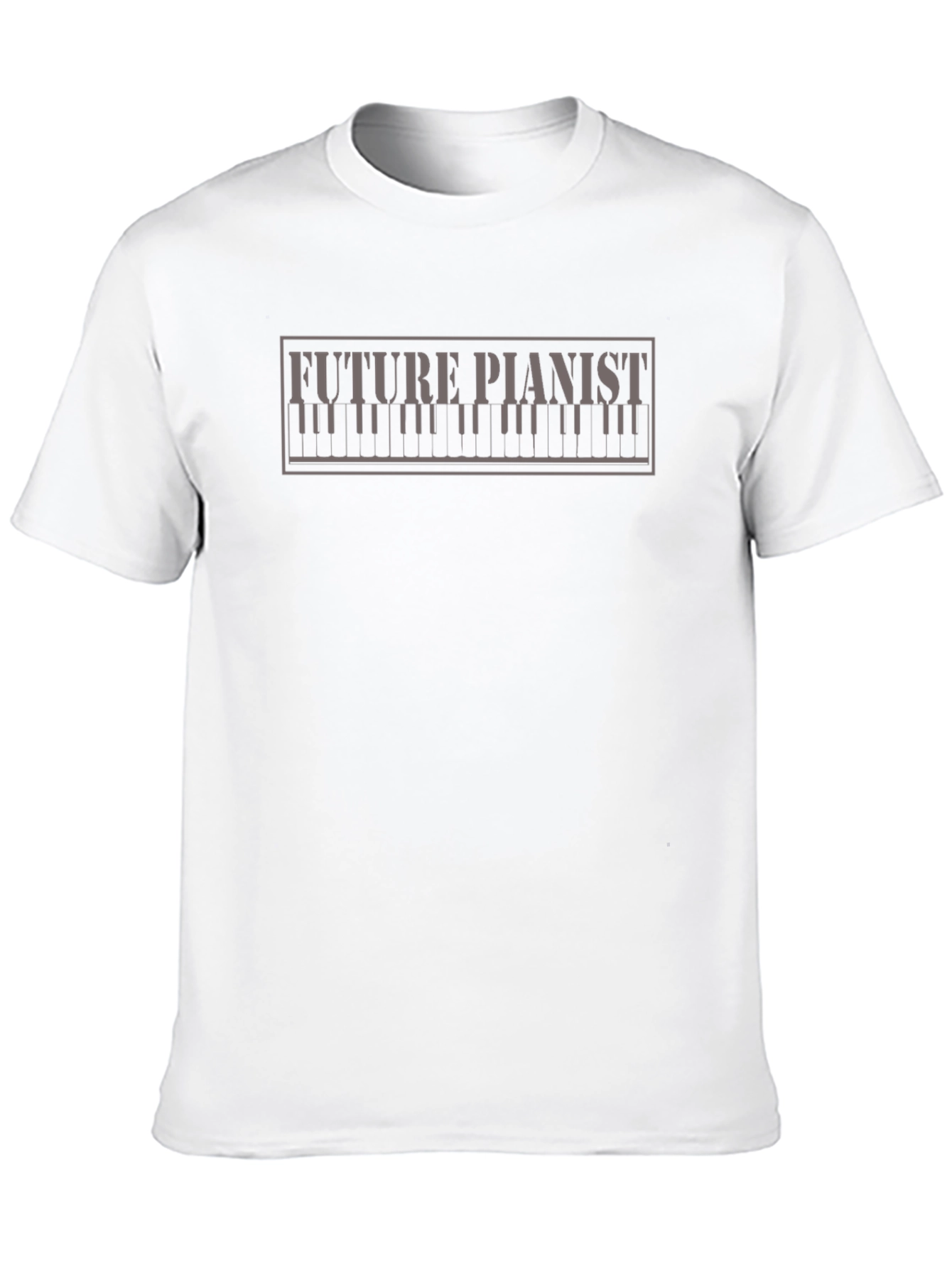 Future Pianist T-Shirt - Black Cotton Tee