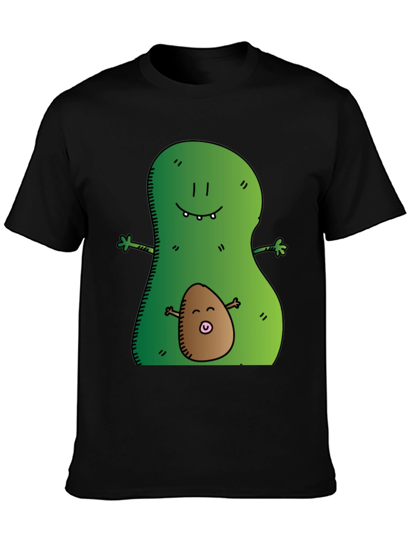 Avocado Mama & Baby Graphic Tee - Black