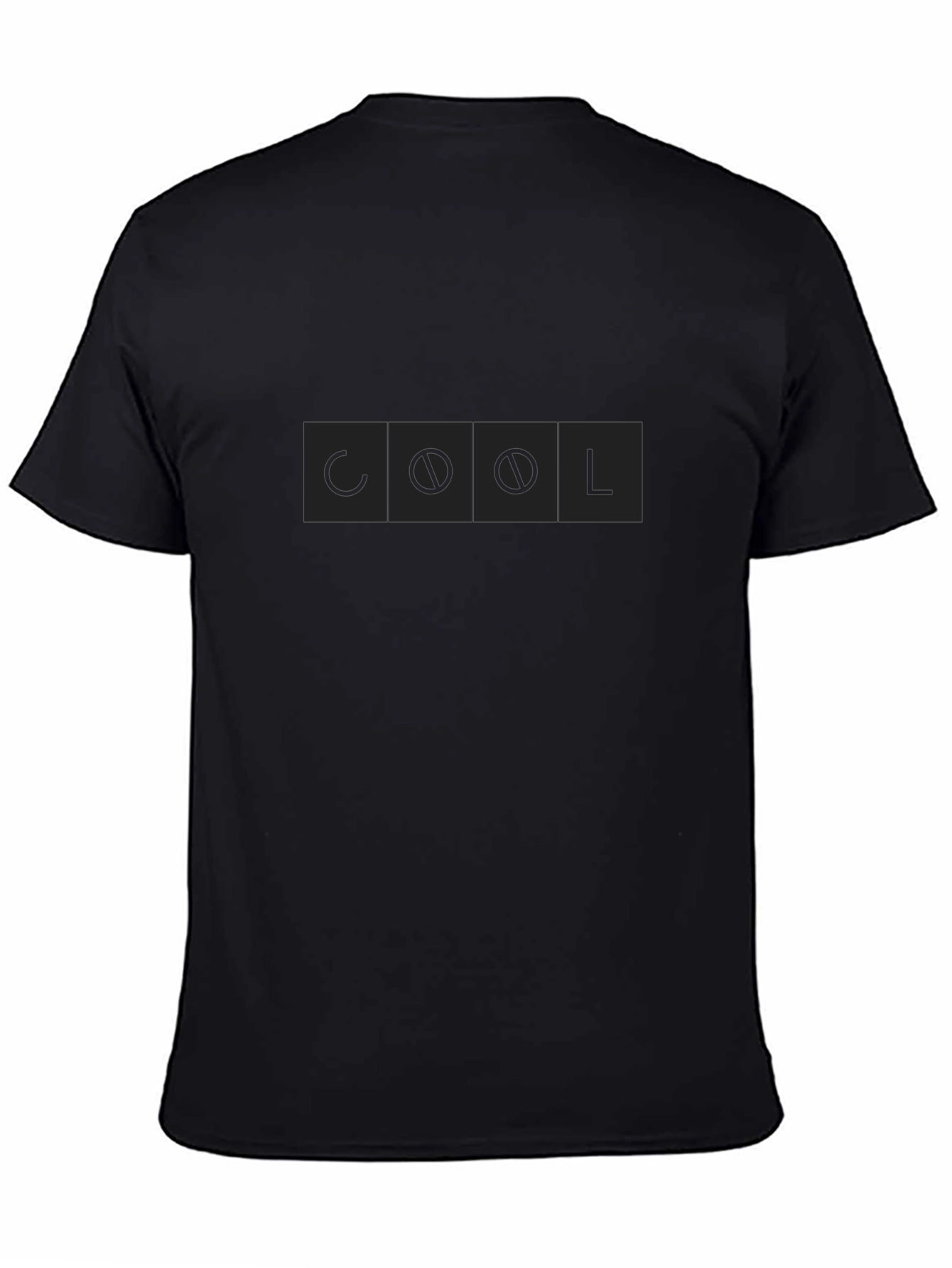 Mens Black T-Shirt - Cool Design