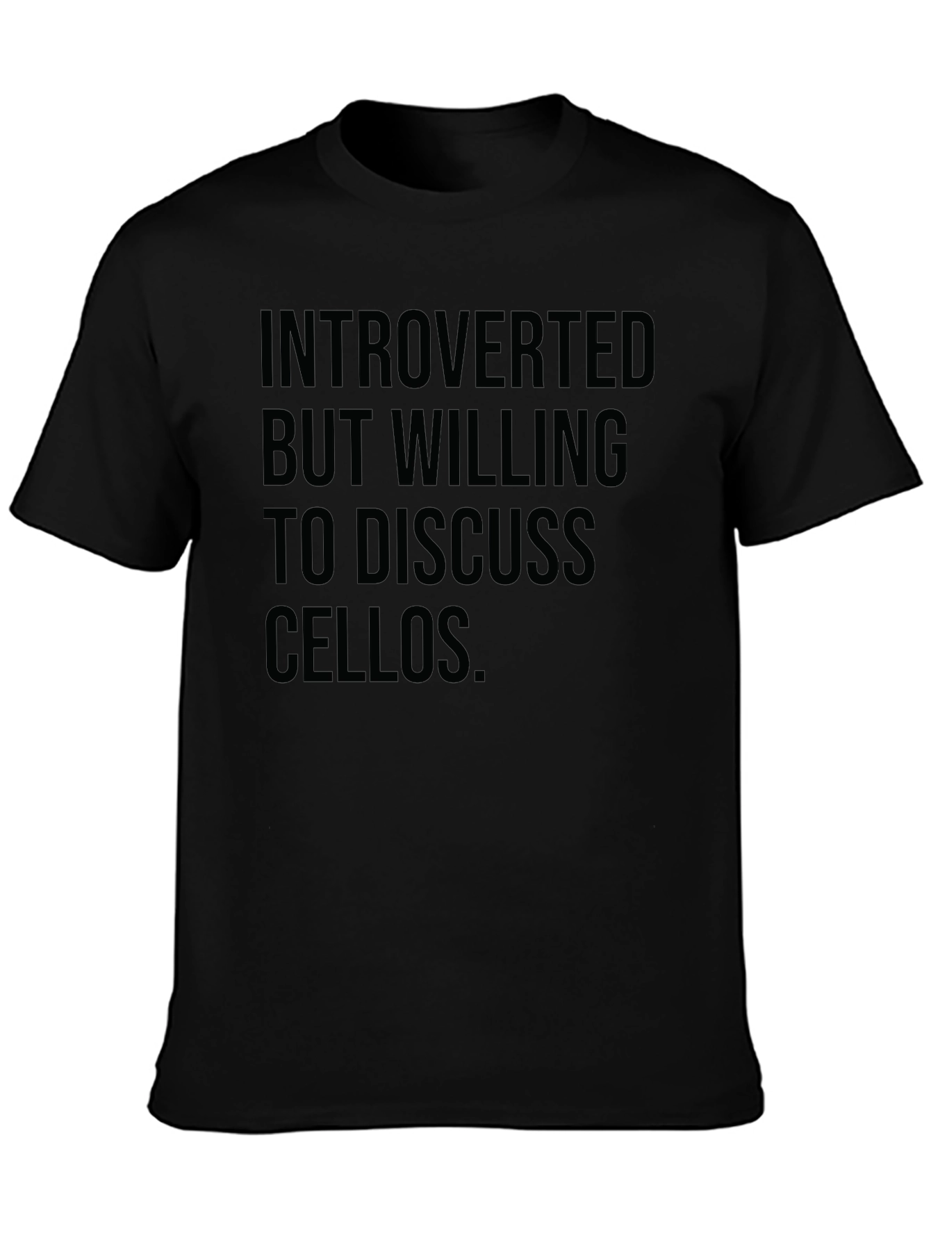Introverted Cello Enthusiast T-Shirt