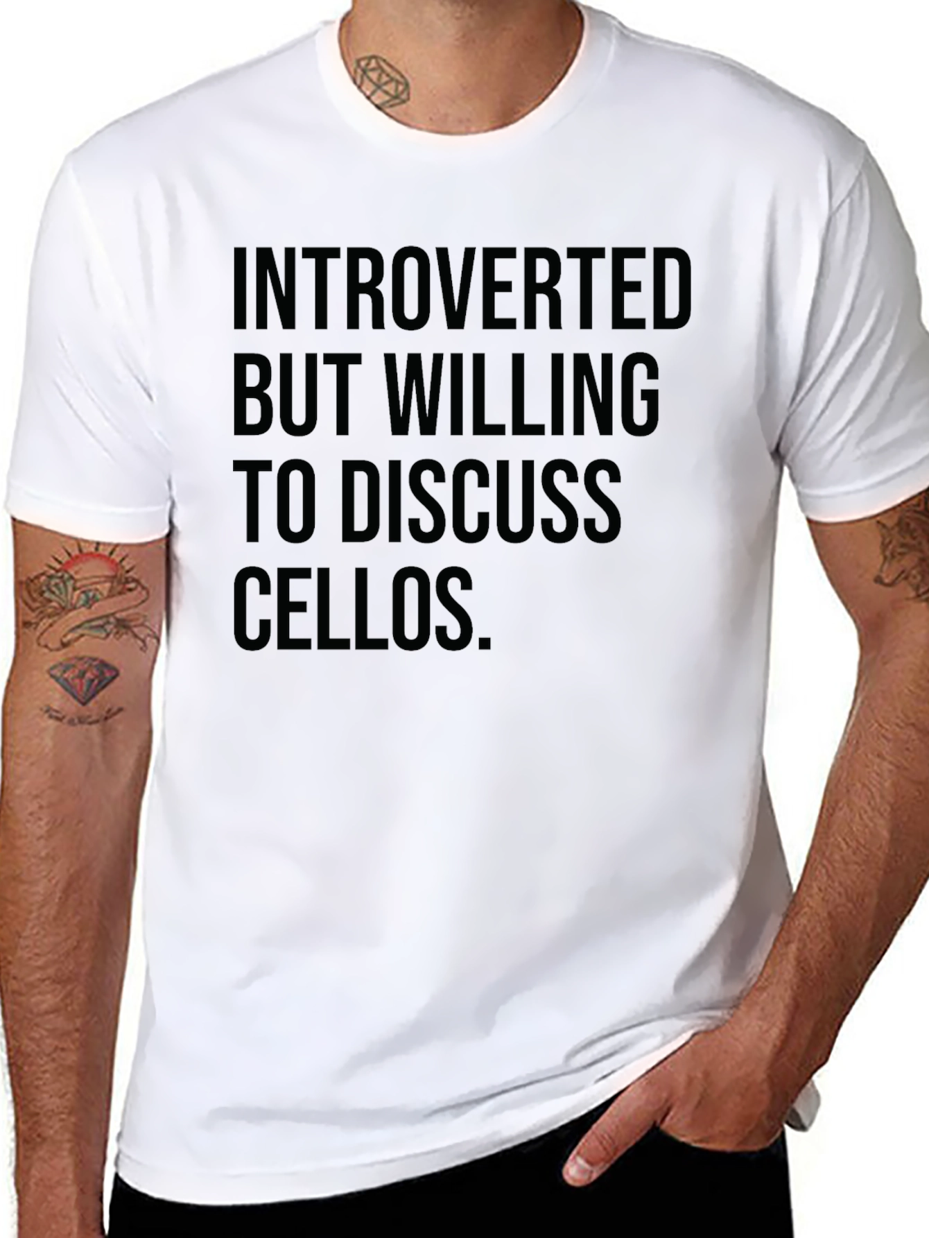 Introverted Cello Enthusiast T-Shirt