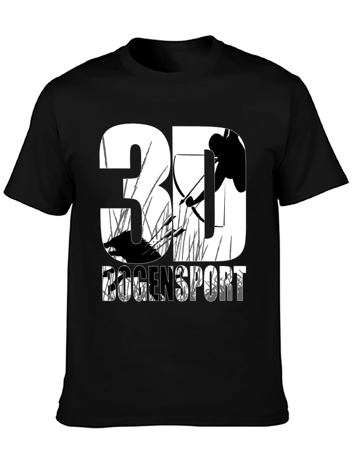 3D Archery T-Shirt - Bow Hunting Sportswear Tee