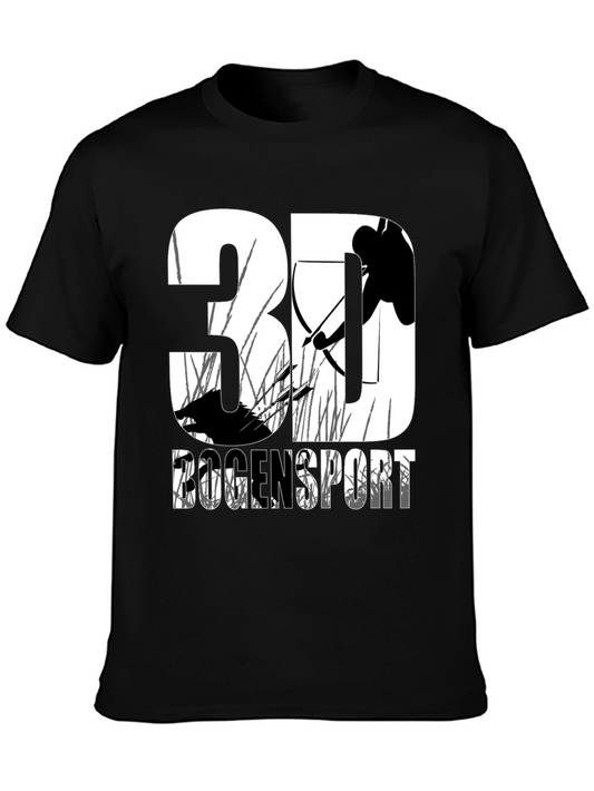 3D Archery T-Shirt - Bow Hunting Sportswear Tee