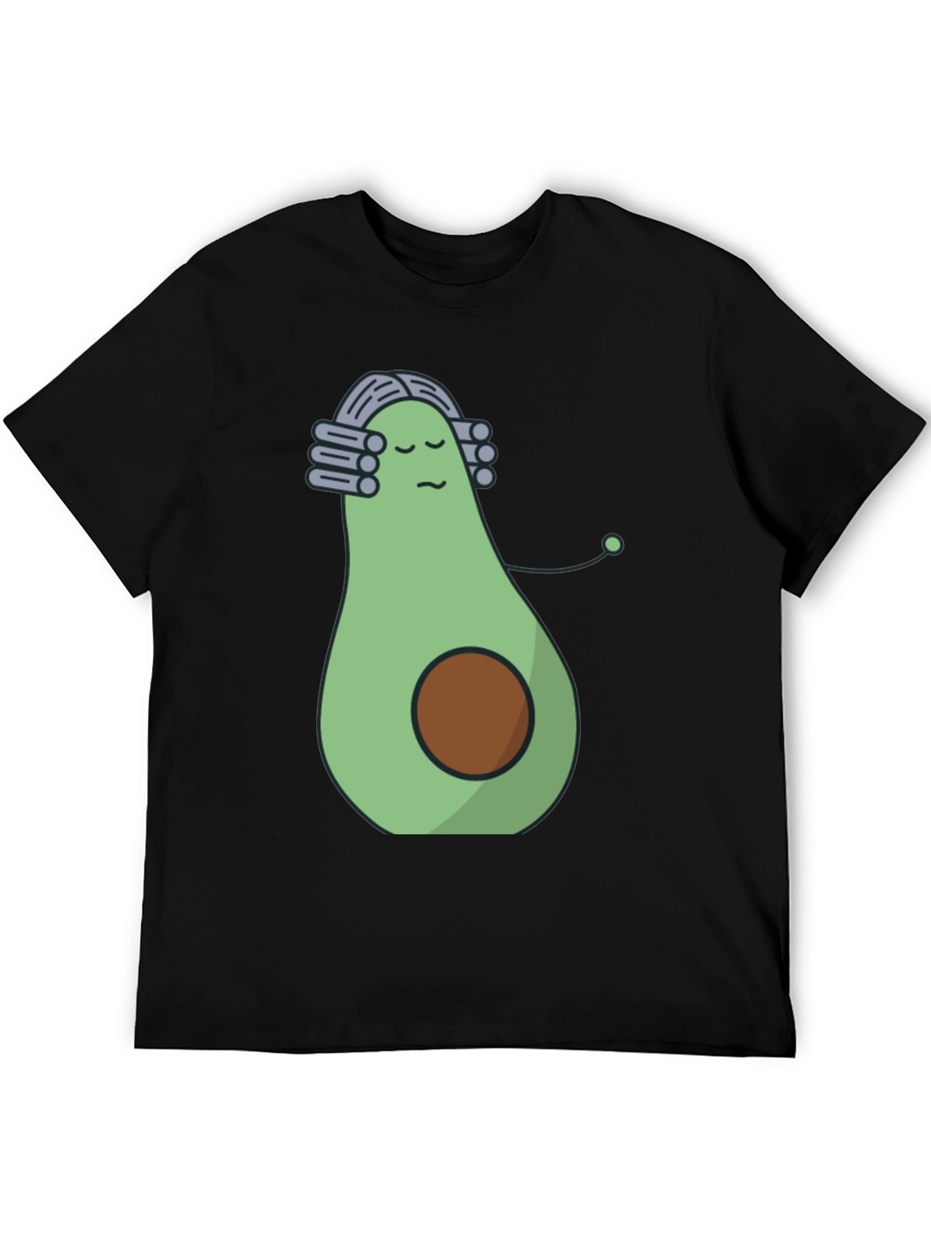Avocado Musician Black T-Shirt - Funny Foodie Tee
