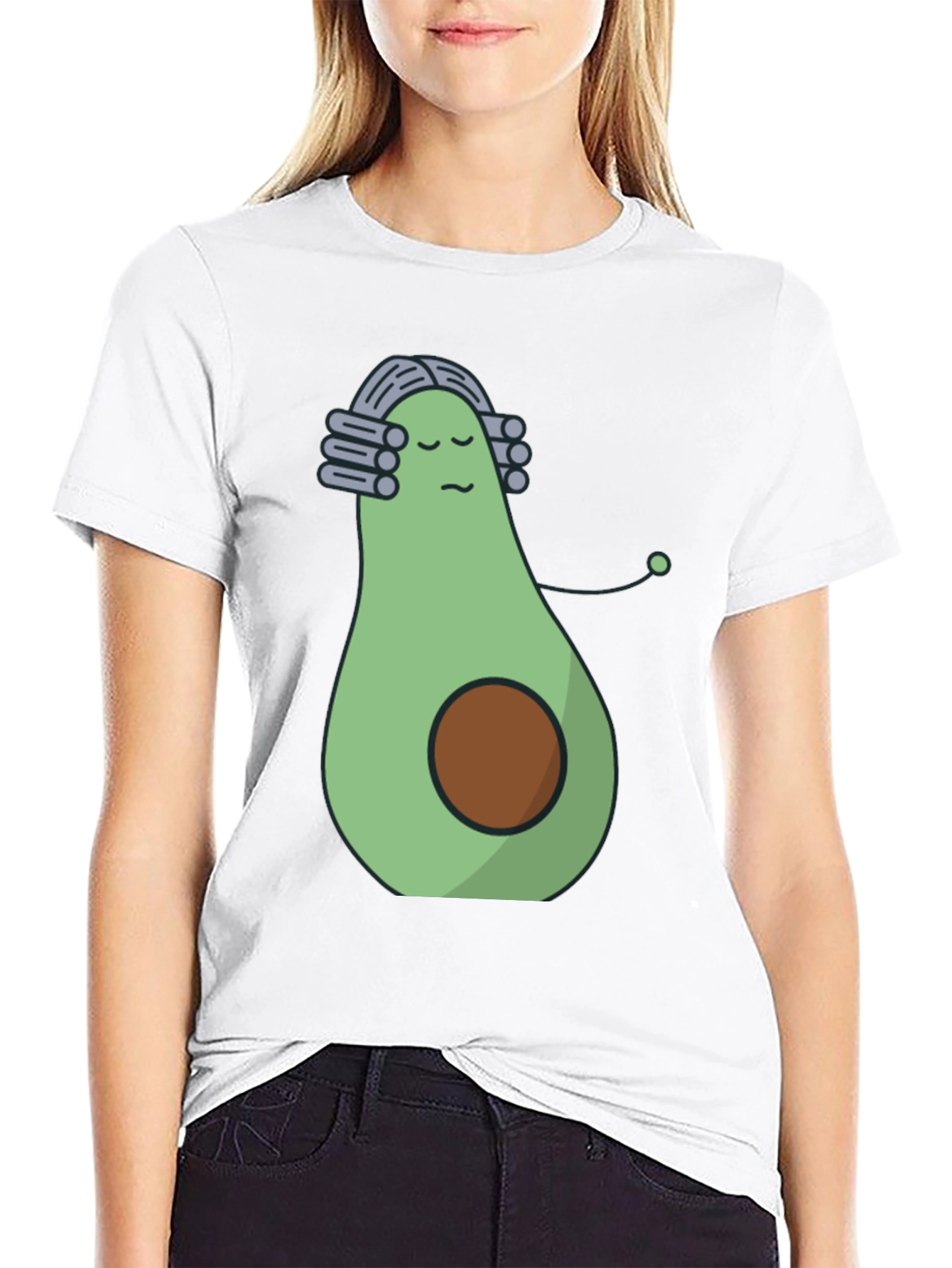 Avocado Musician Black T-Shirt - Funny Foodie Tee