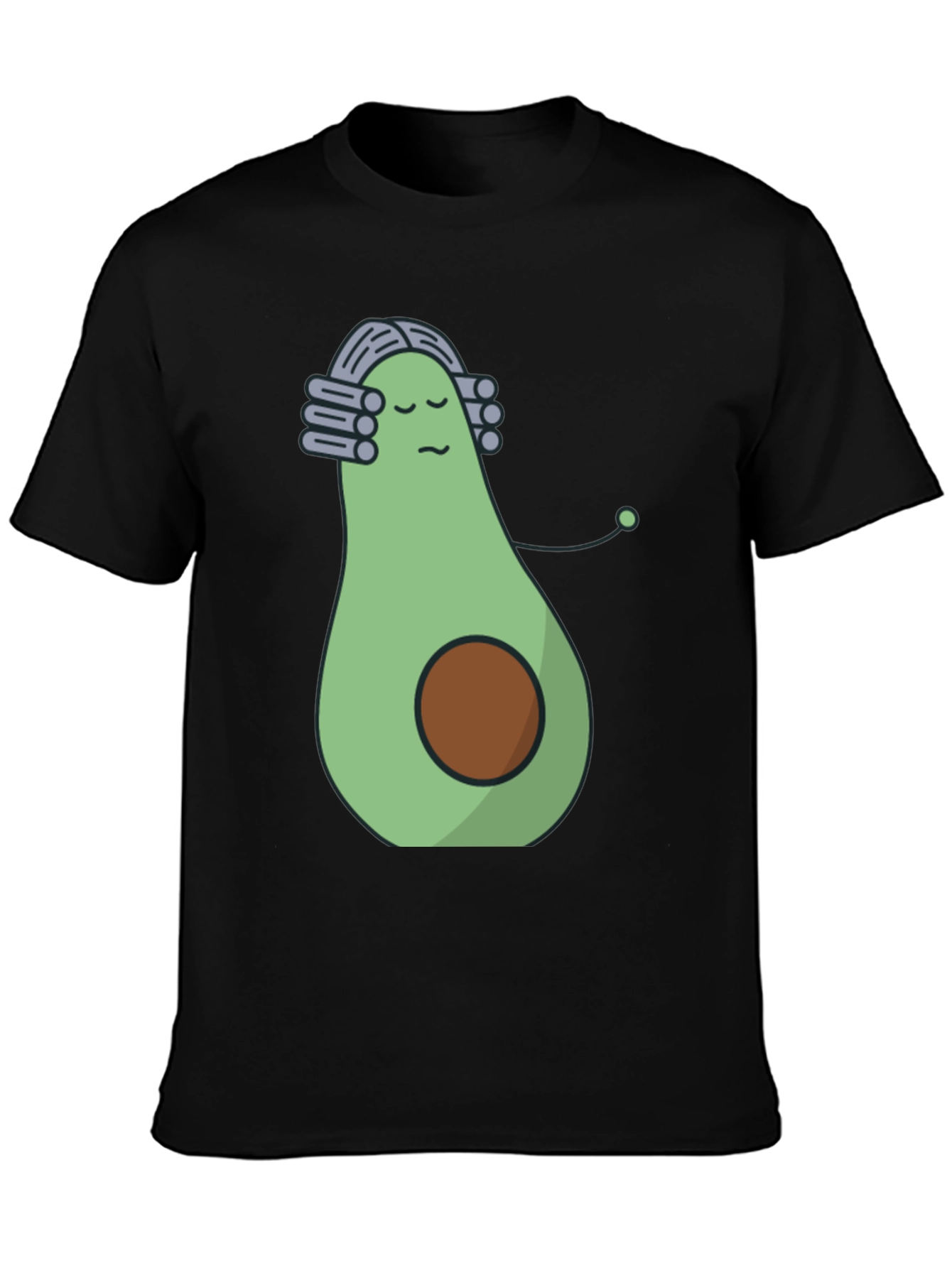 Avocado Musician Black T-Shirt - Funny Foodie Tee