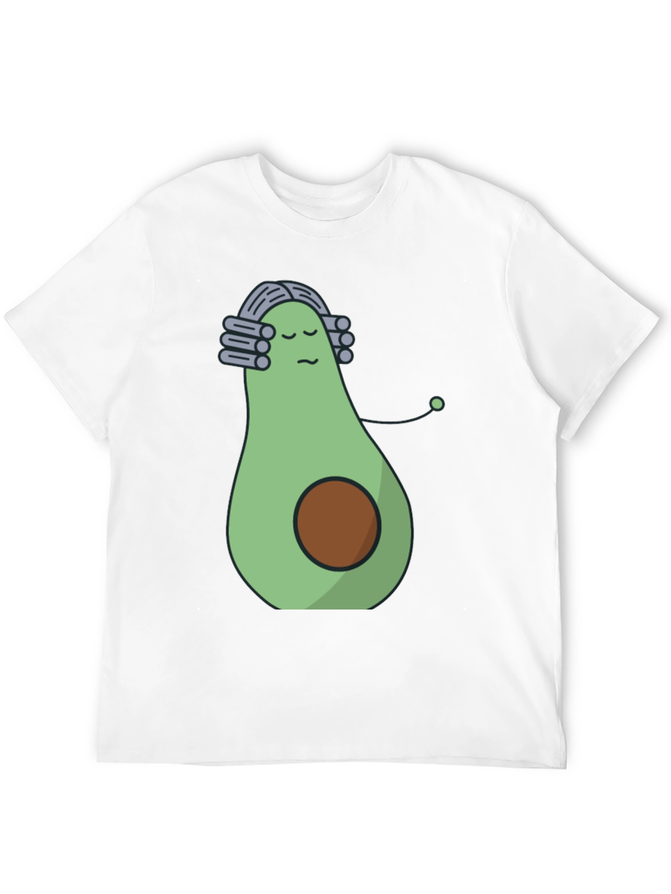 Avocado Musician Black T-Shirt - Funny Foodie Tee