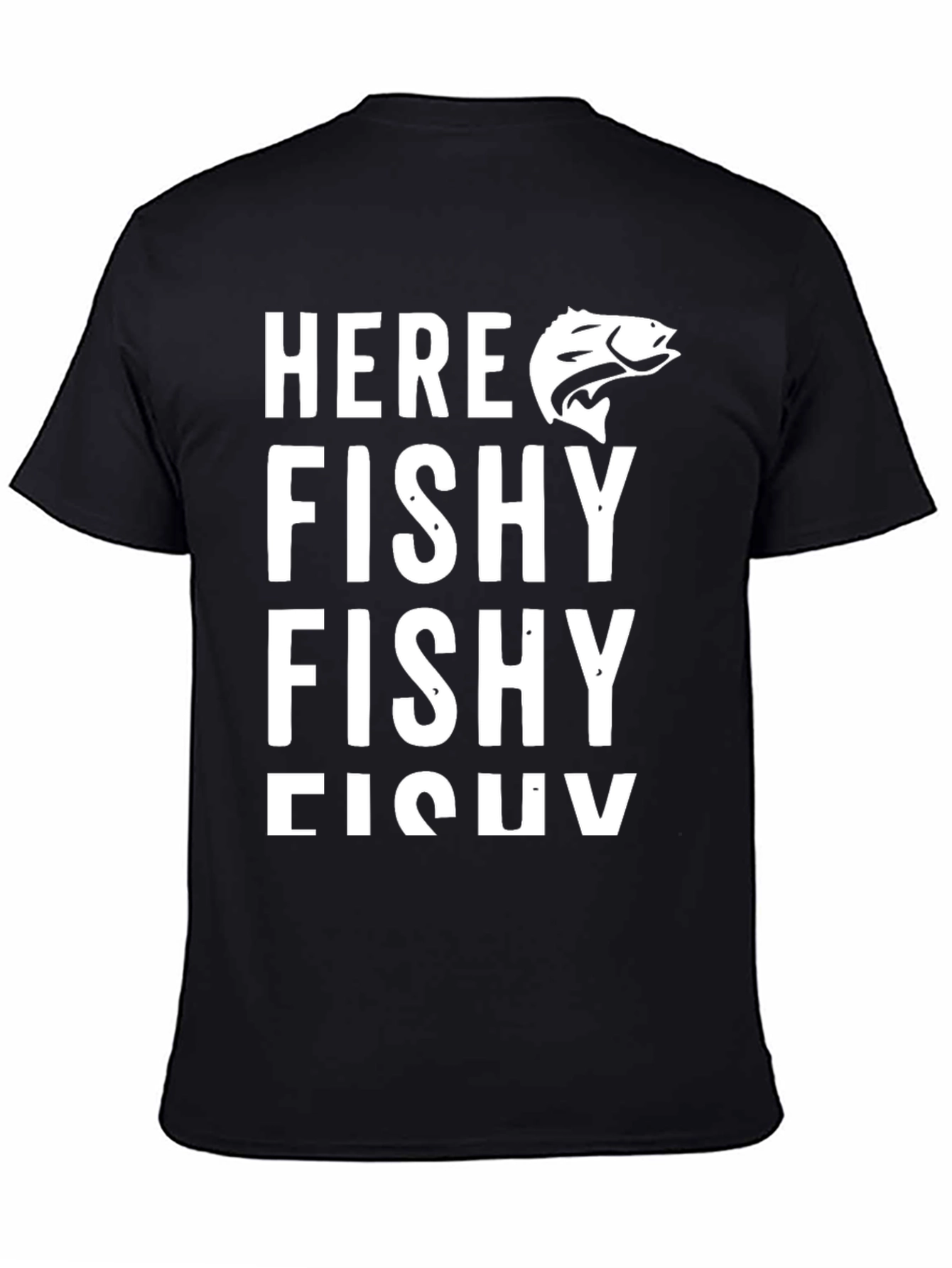 Here Fishy Fishy T-Shirt Funny Fishing Tee