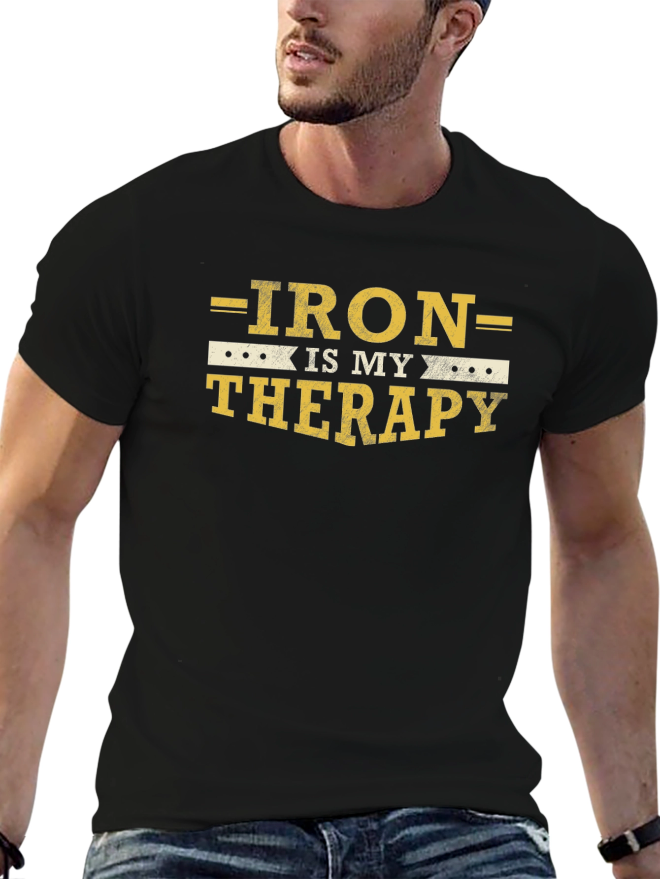 Iron is My Therapy Graphic T-Shirt