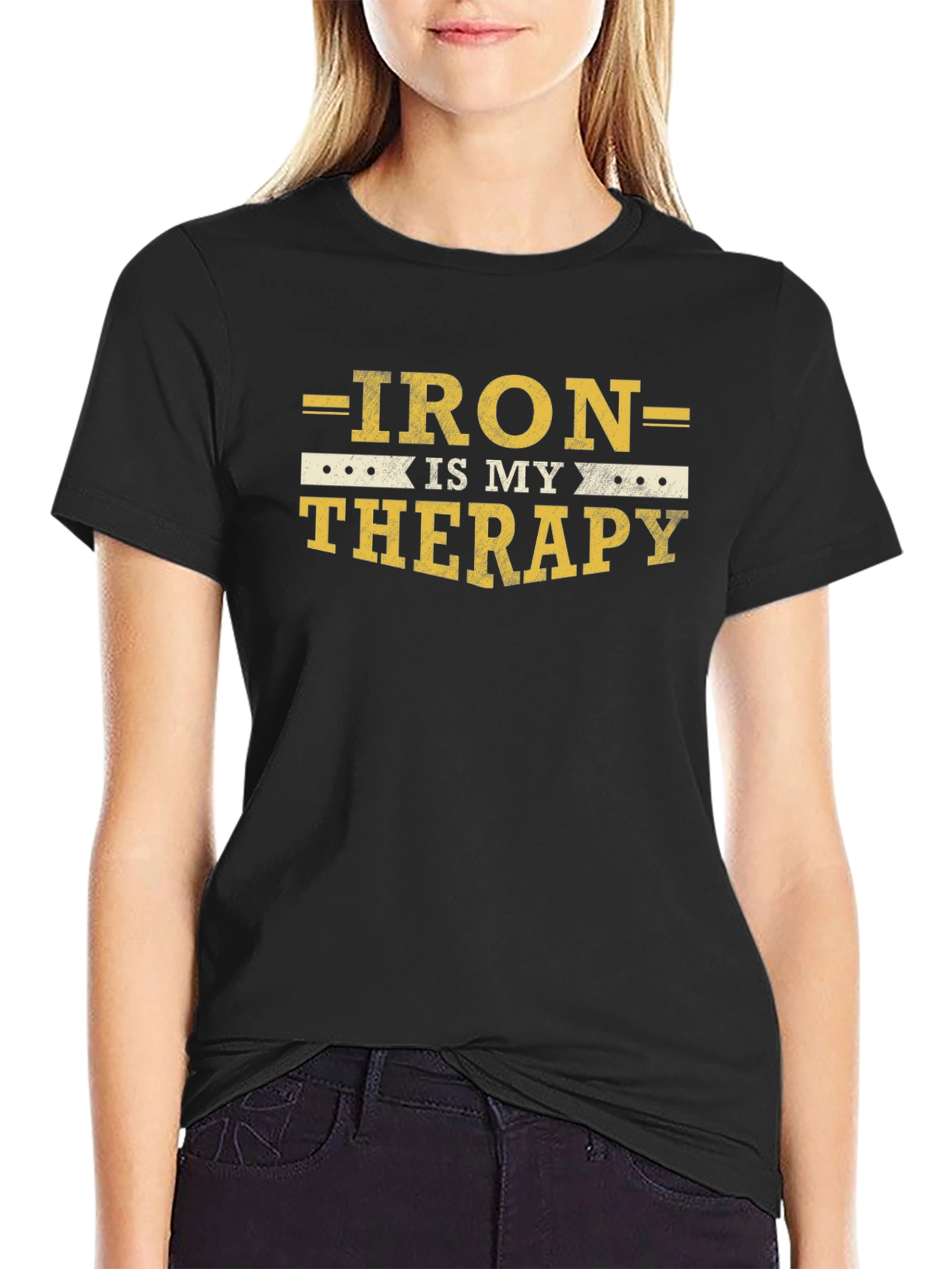 Iron is My Therapy Graphic T-Shirt