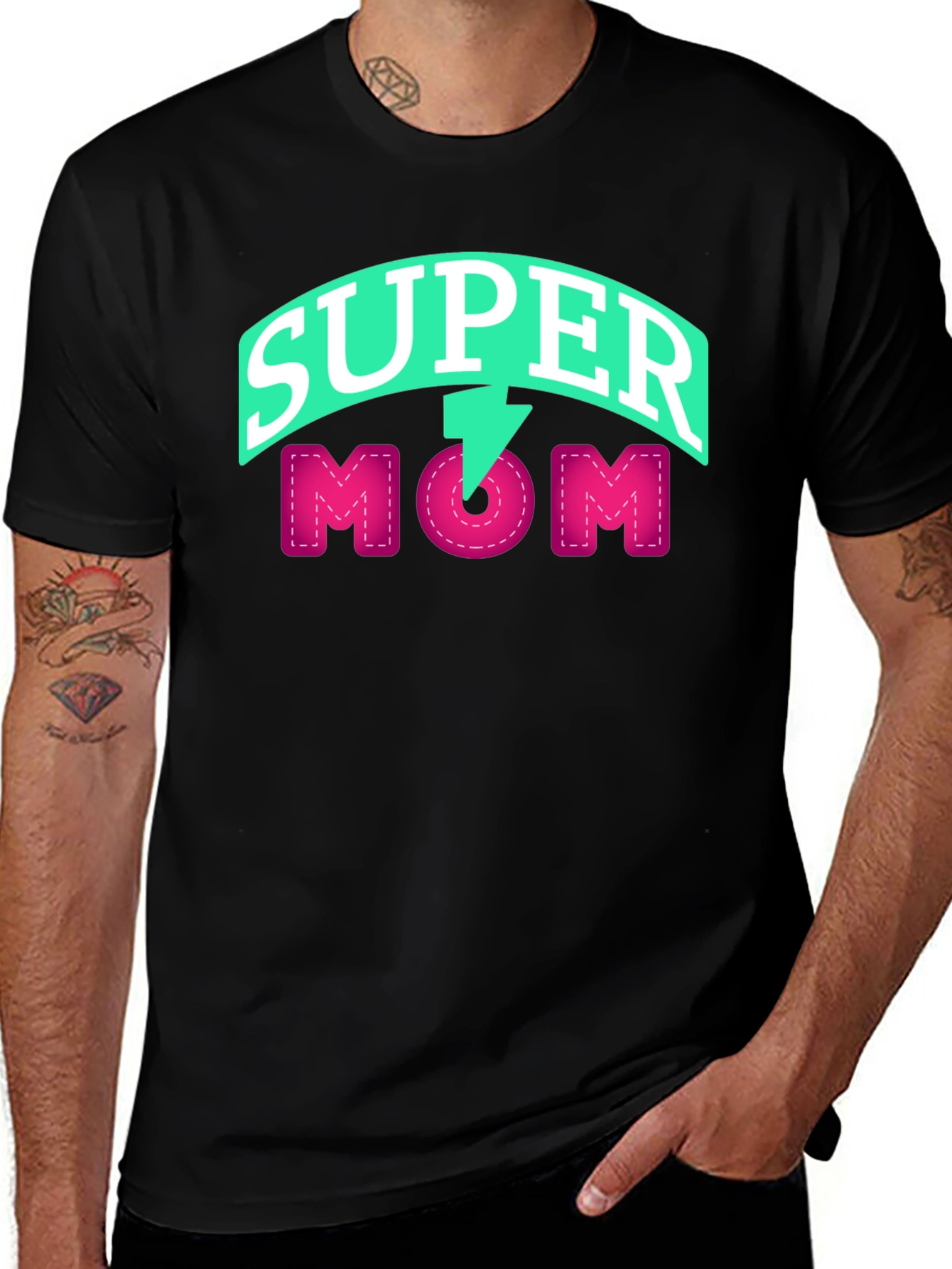 Super Mom Graphic T-Shirt
