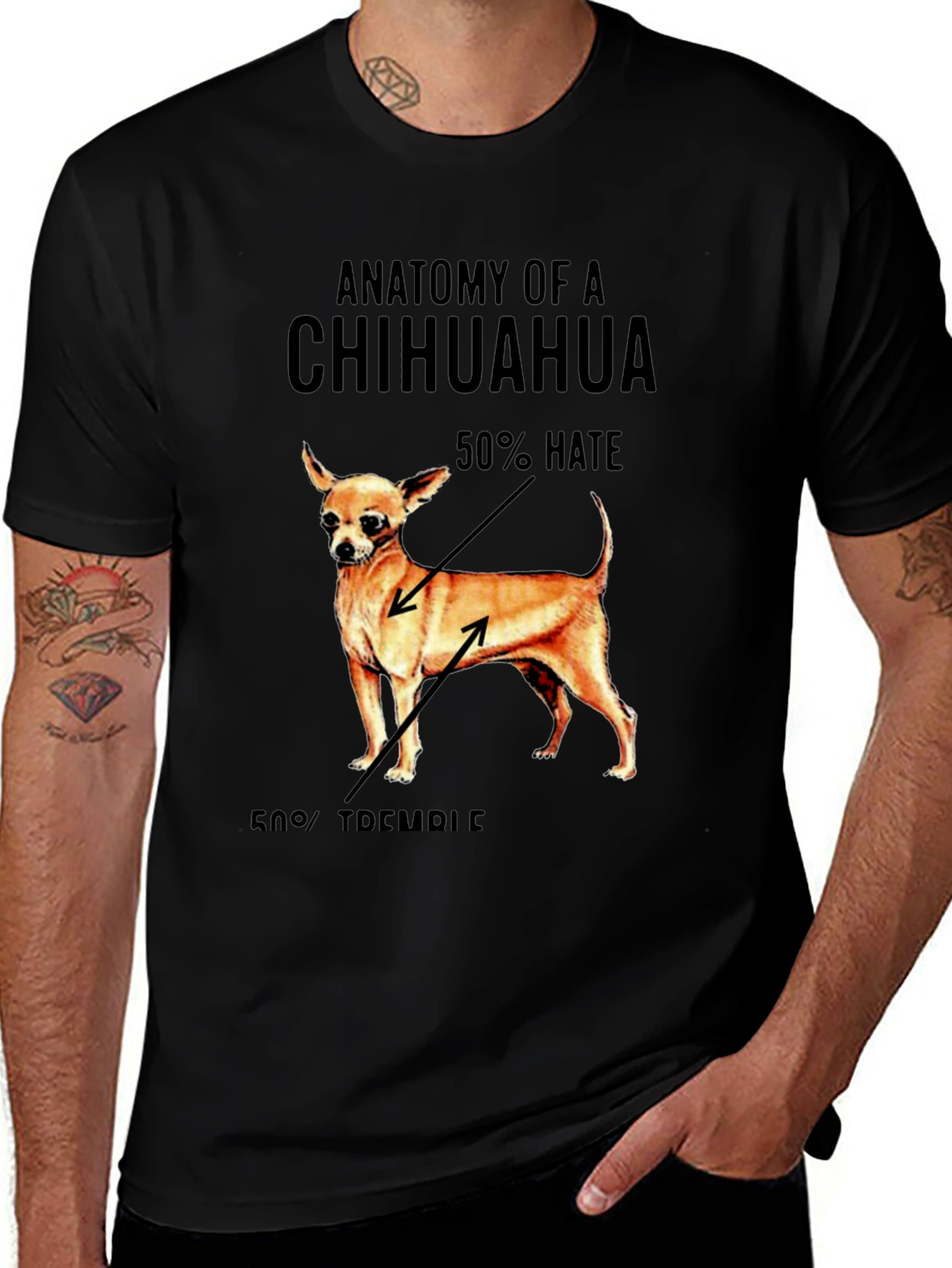 Anatomy of a Chihuahua Graphic Tee